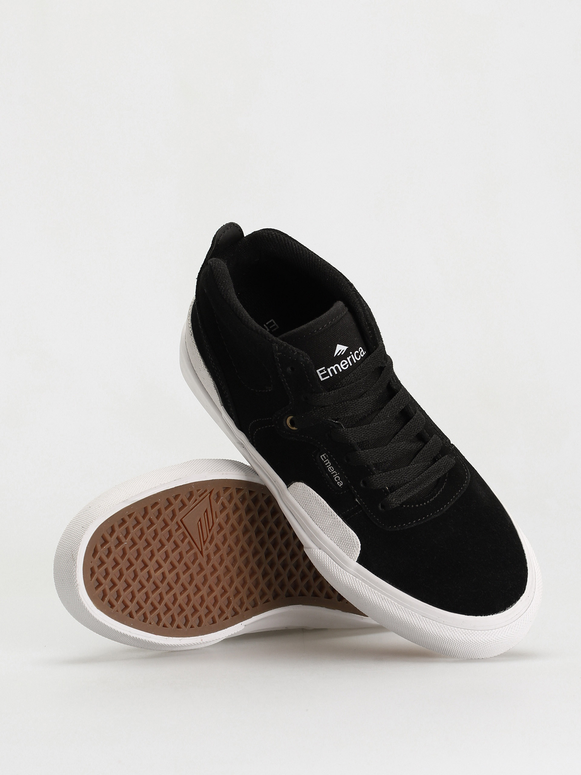 Emerica Pillar Youth Shoes (black/white/gold)