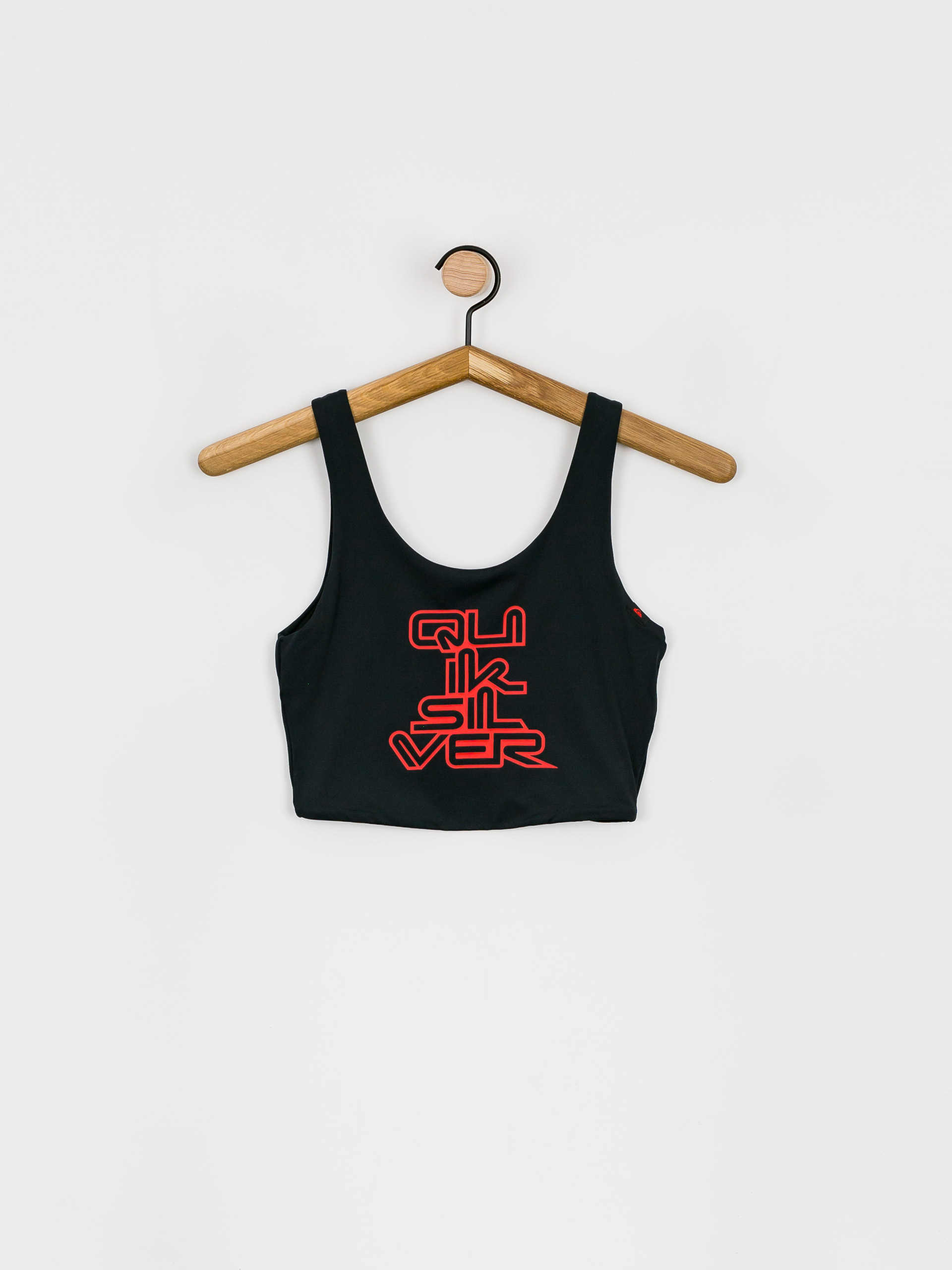 Quiksilver Góra od bikini X Stranger Things Upside Down Scoop Singlet Underwear Wmn (black)