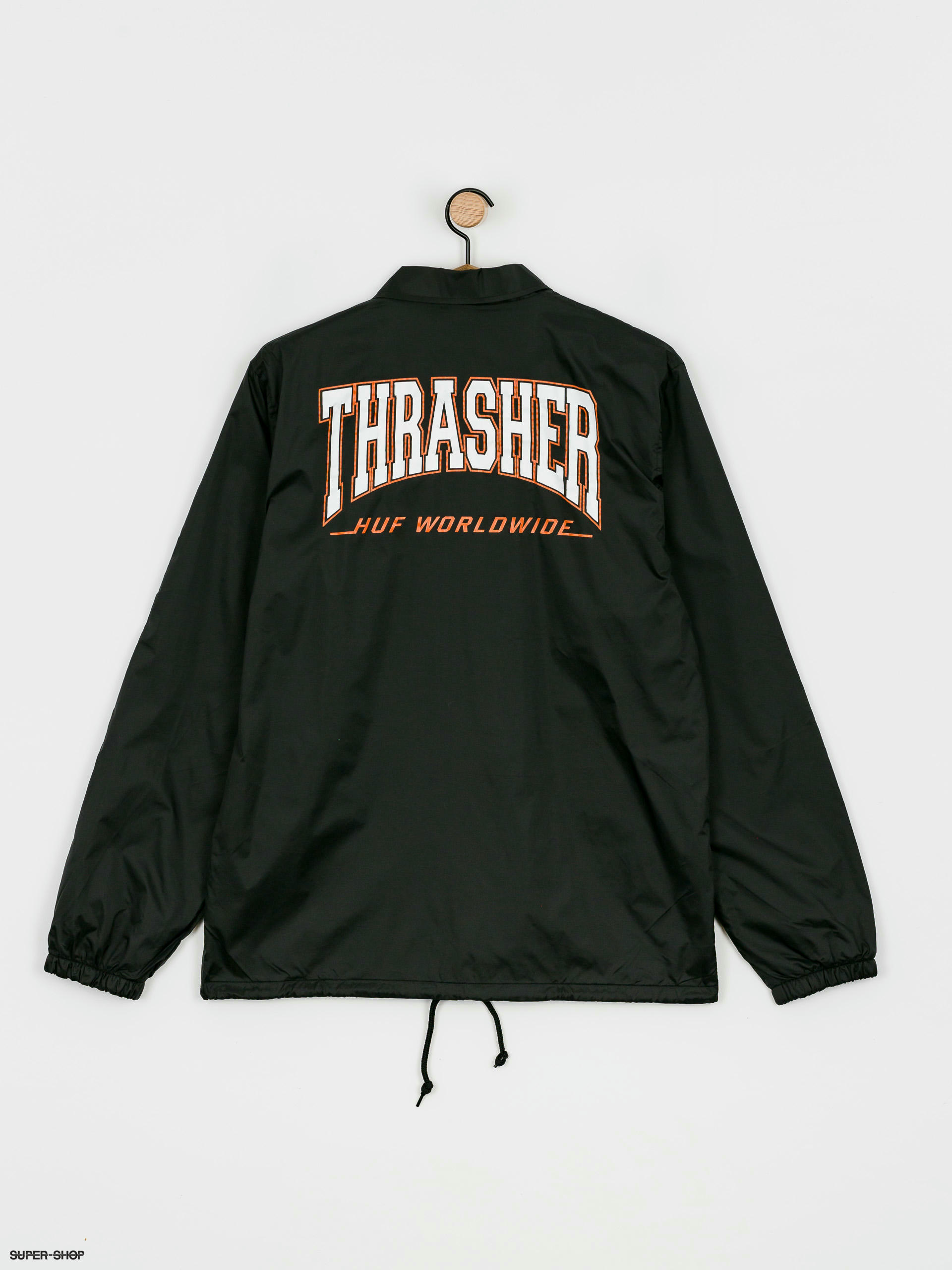 thrasher x huf jacket