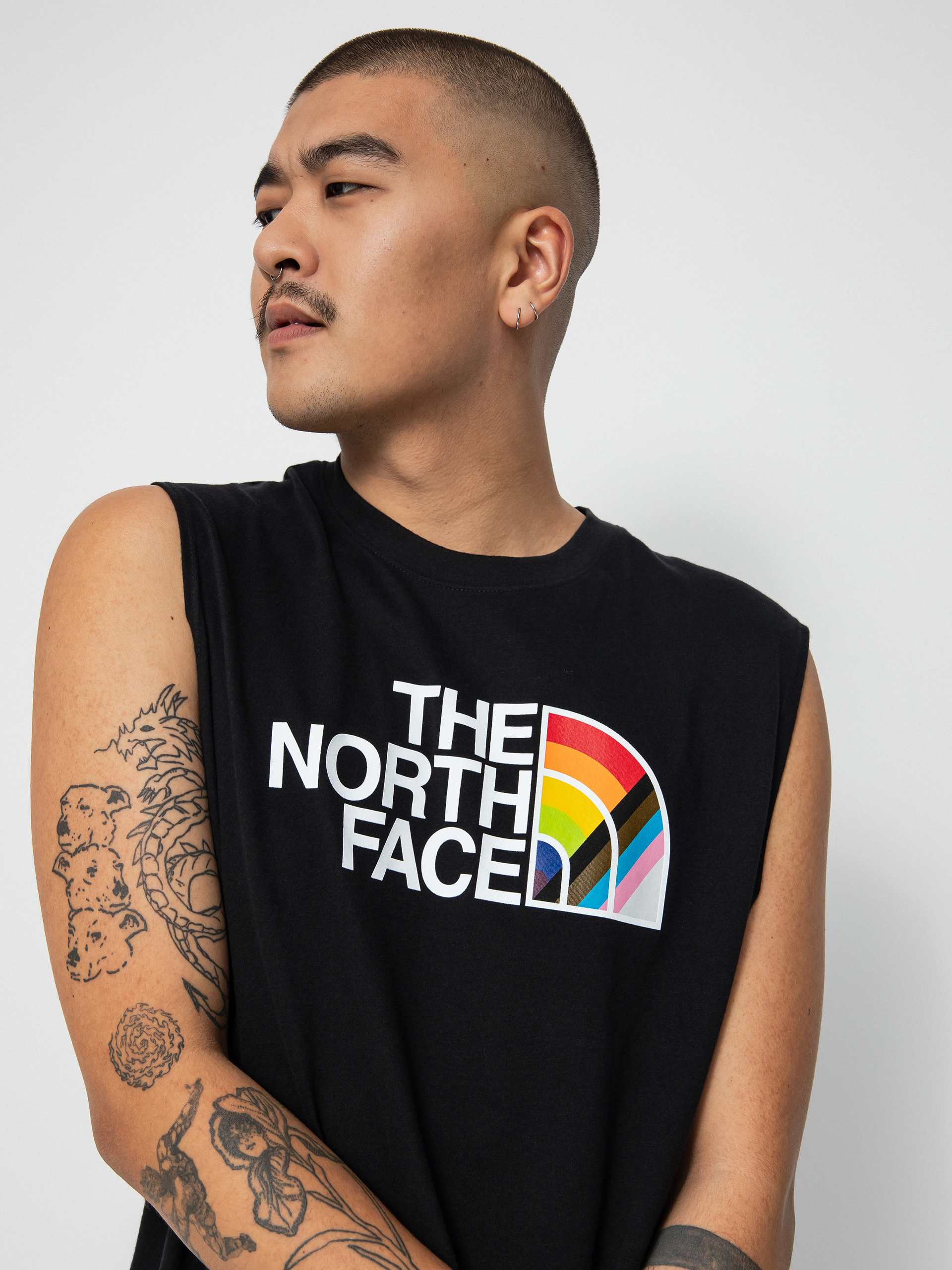 north face pride tank top
