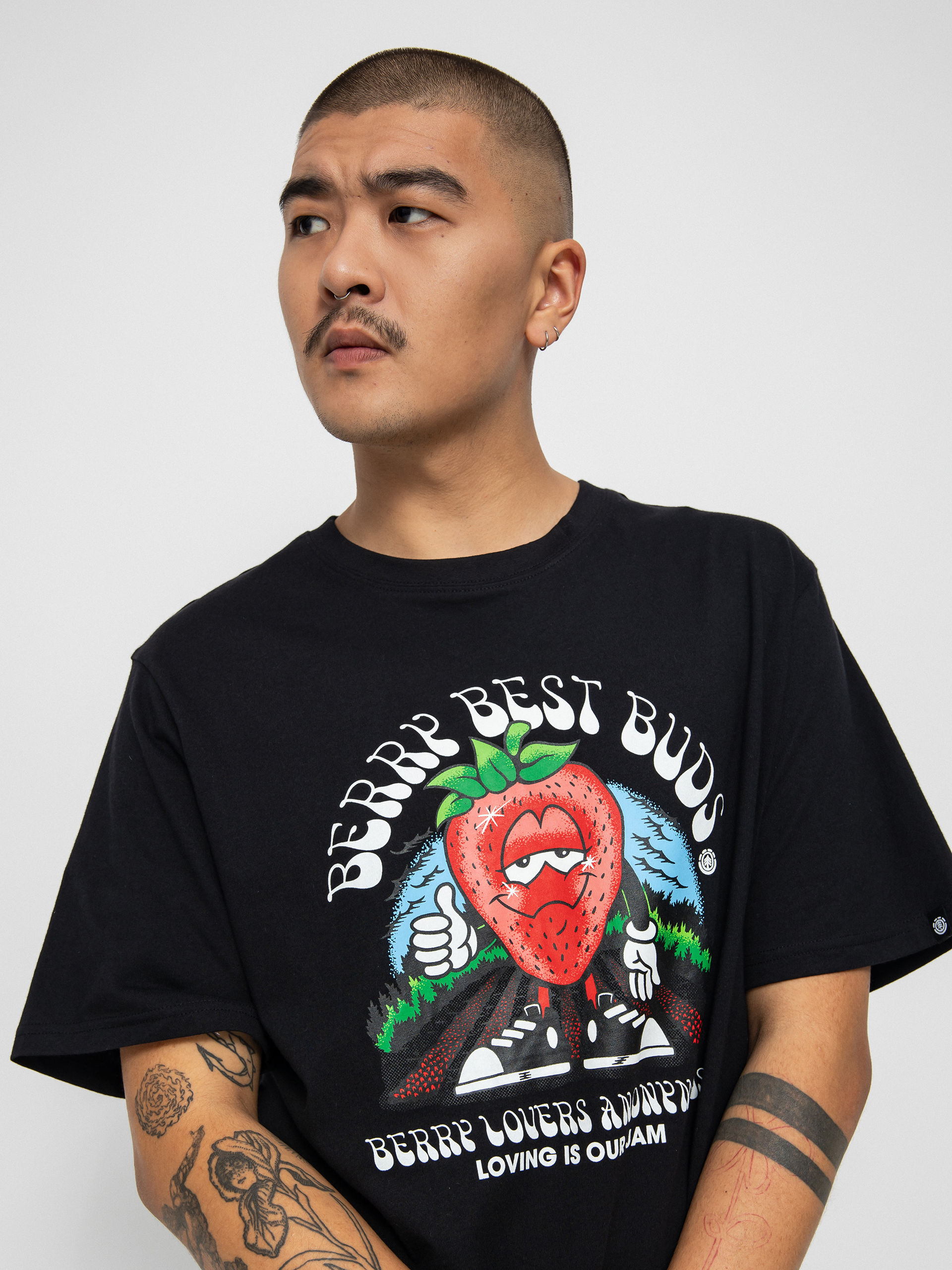 Element Lovers Anonymous T-shirt (flint black)