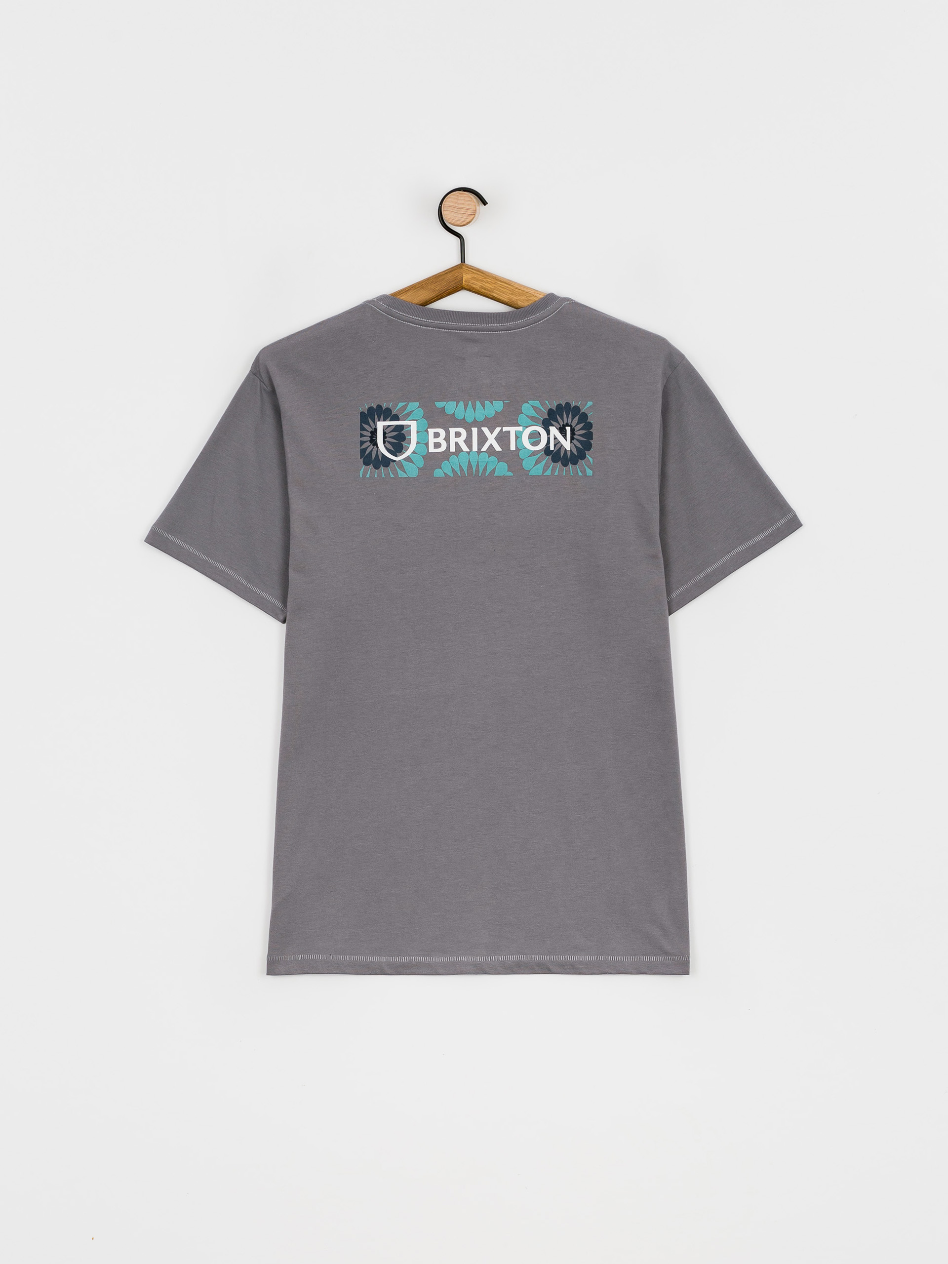 Brixton Alpha Block T-Shirt (pebble/psyc)