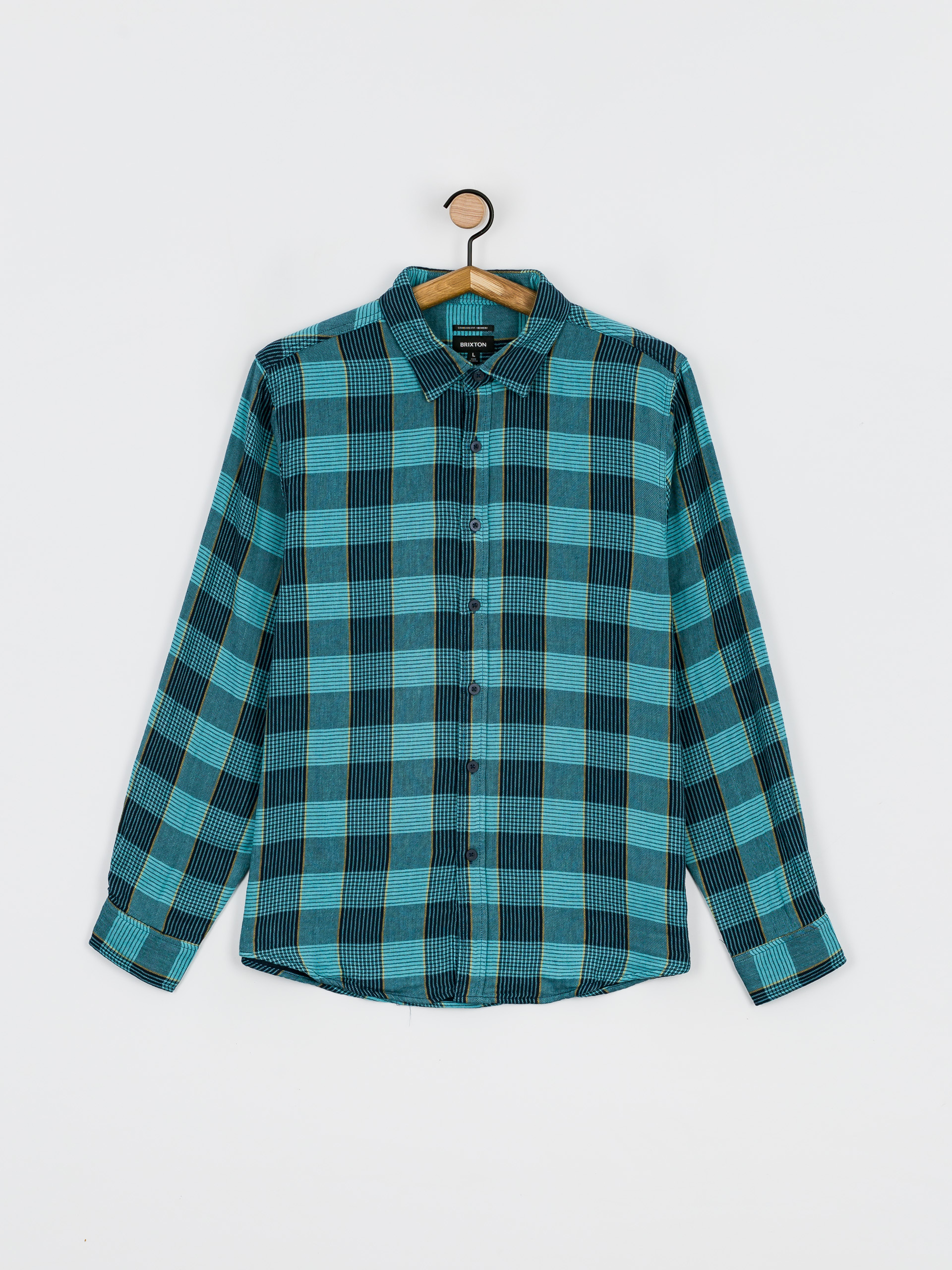 Brixton Bowery Sw Np Ls Shirt (teal)