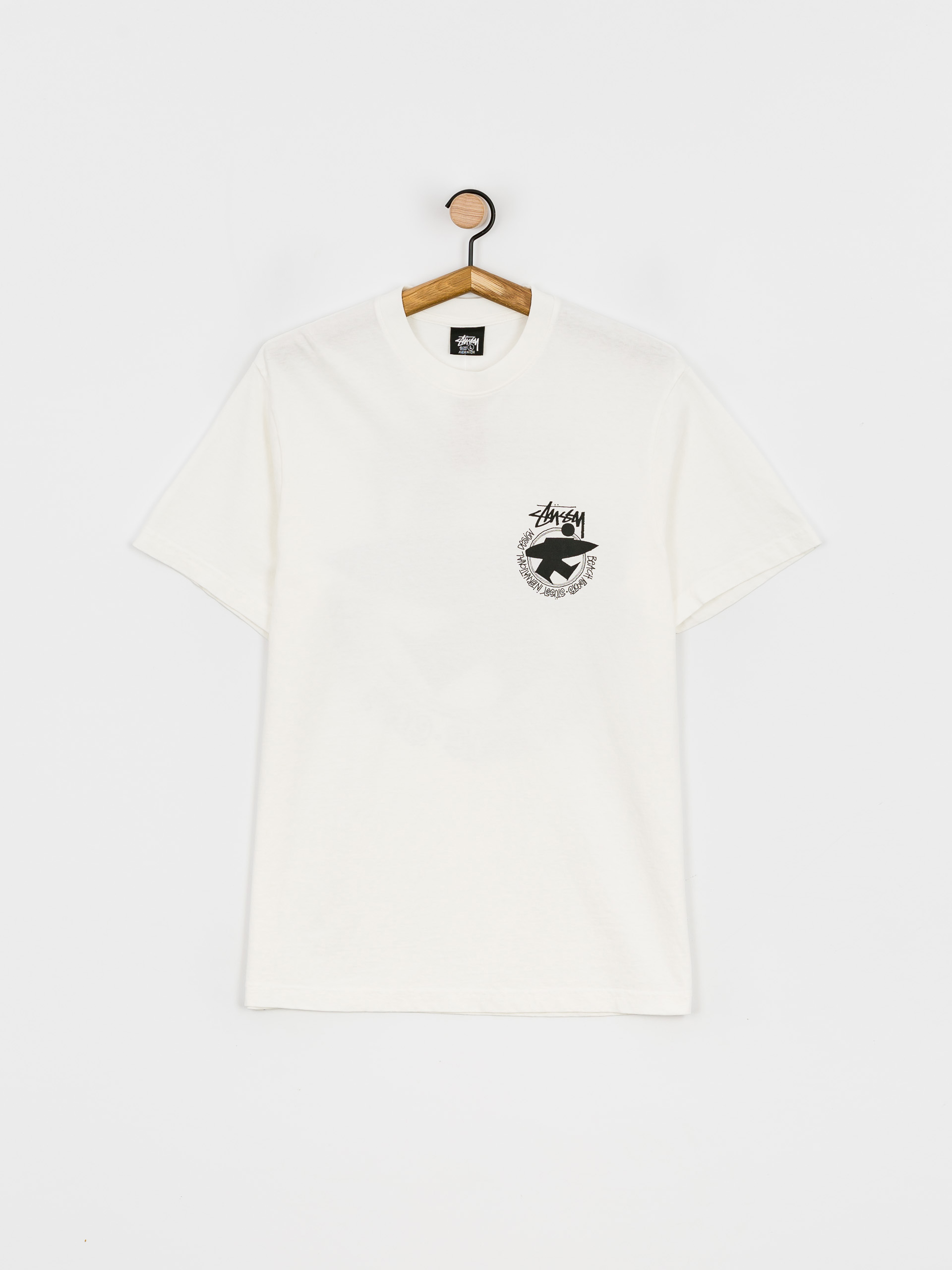 Stussy Beach Roots Pig. Dyed T-shirt (natural)