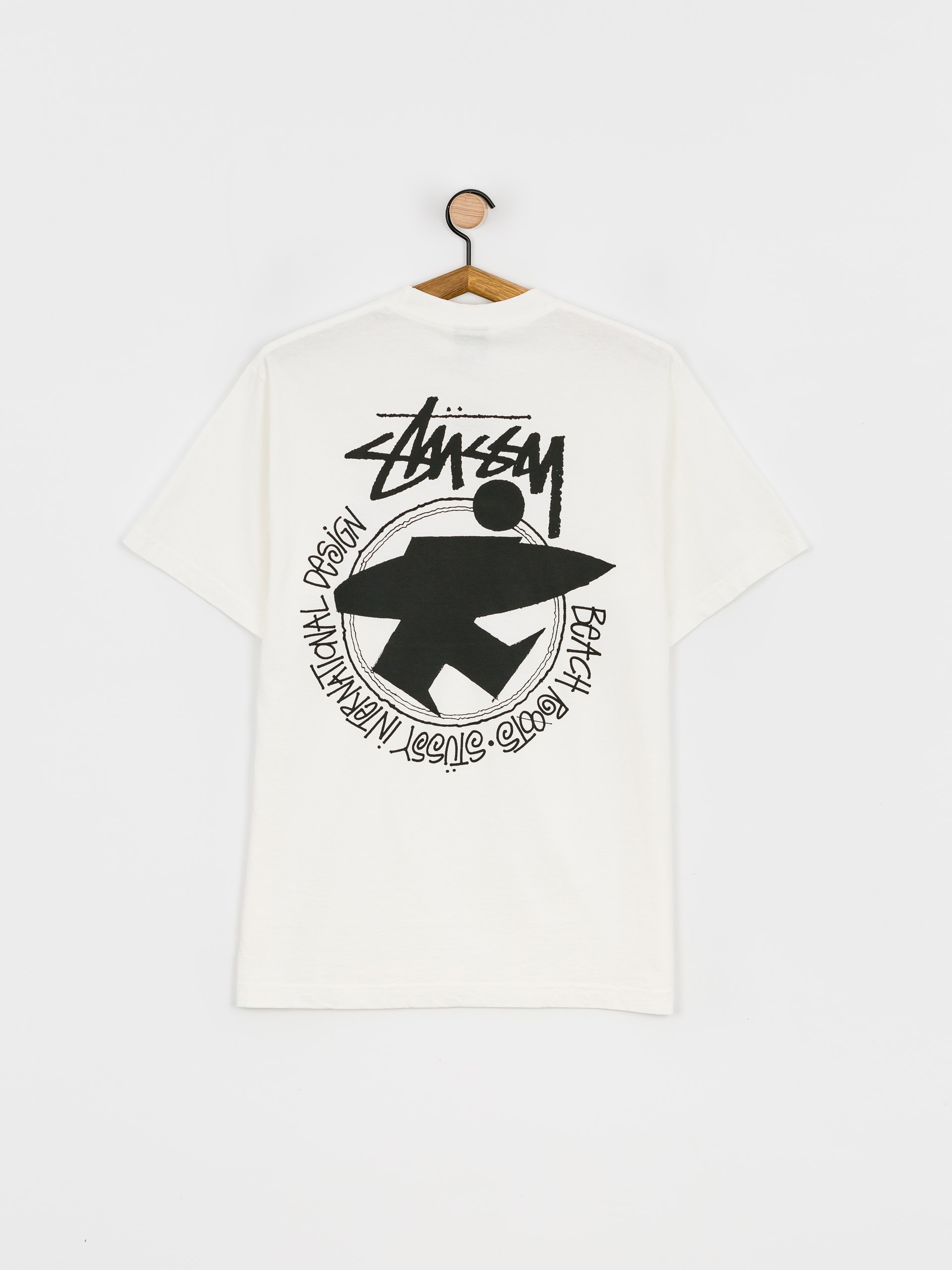 Stussy Beach Roots Pig. Dyed T-shirt (natural)
