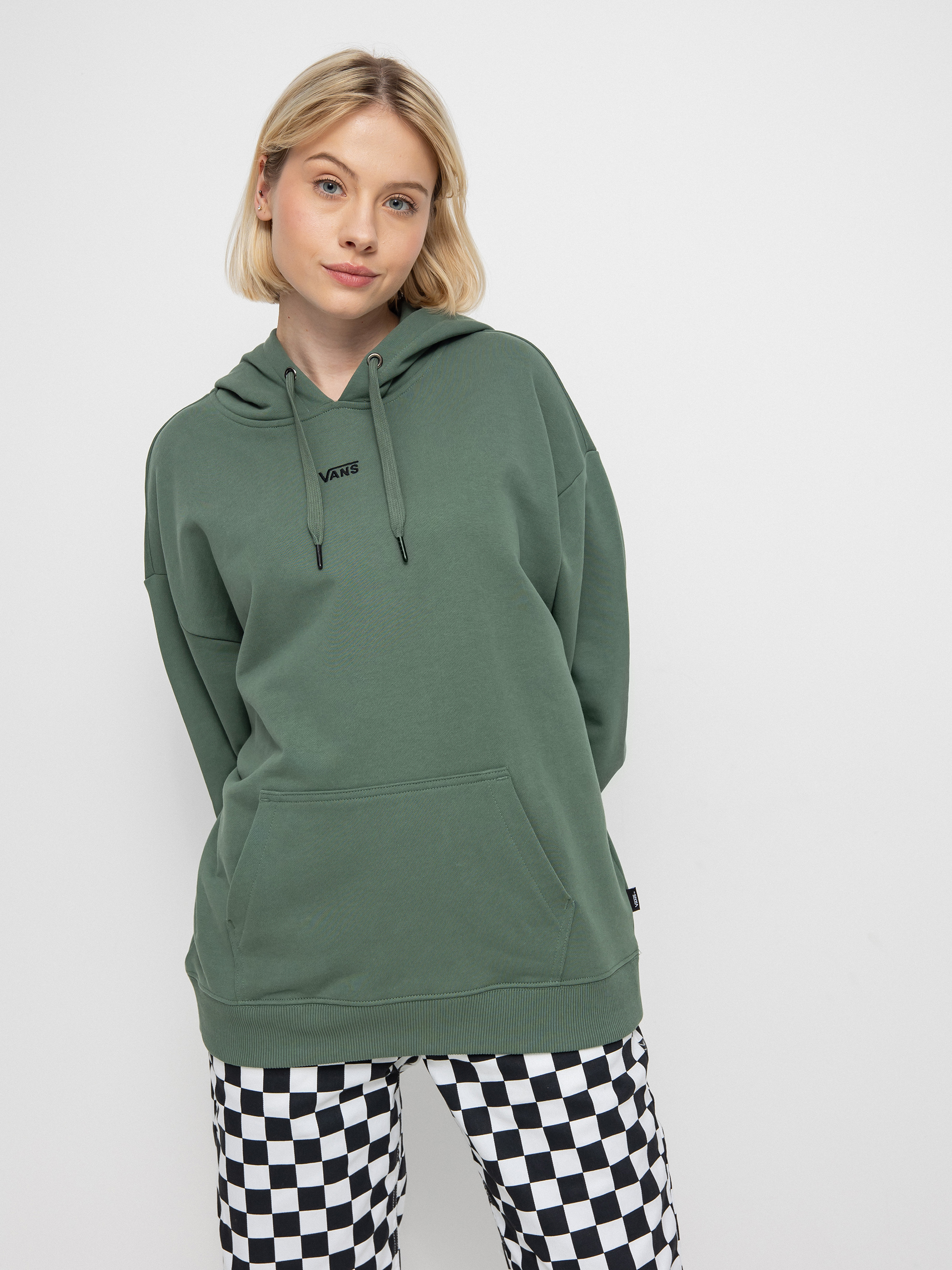 Vans Flying V Uniw Ft Ls HD Hoodie Wmn (duck green)