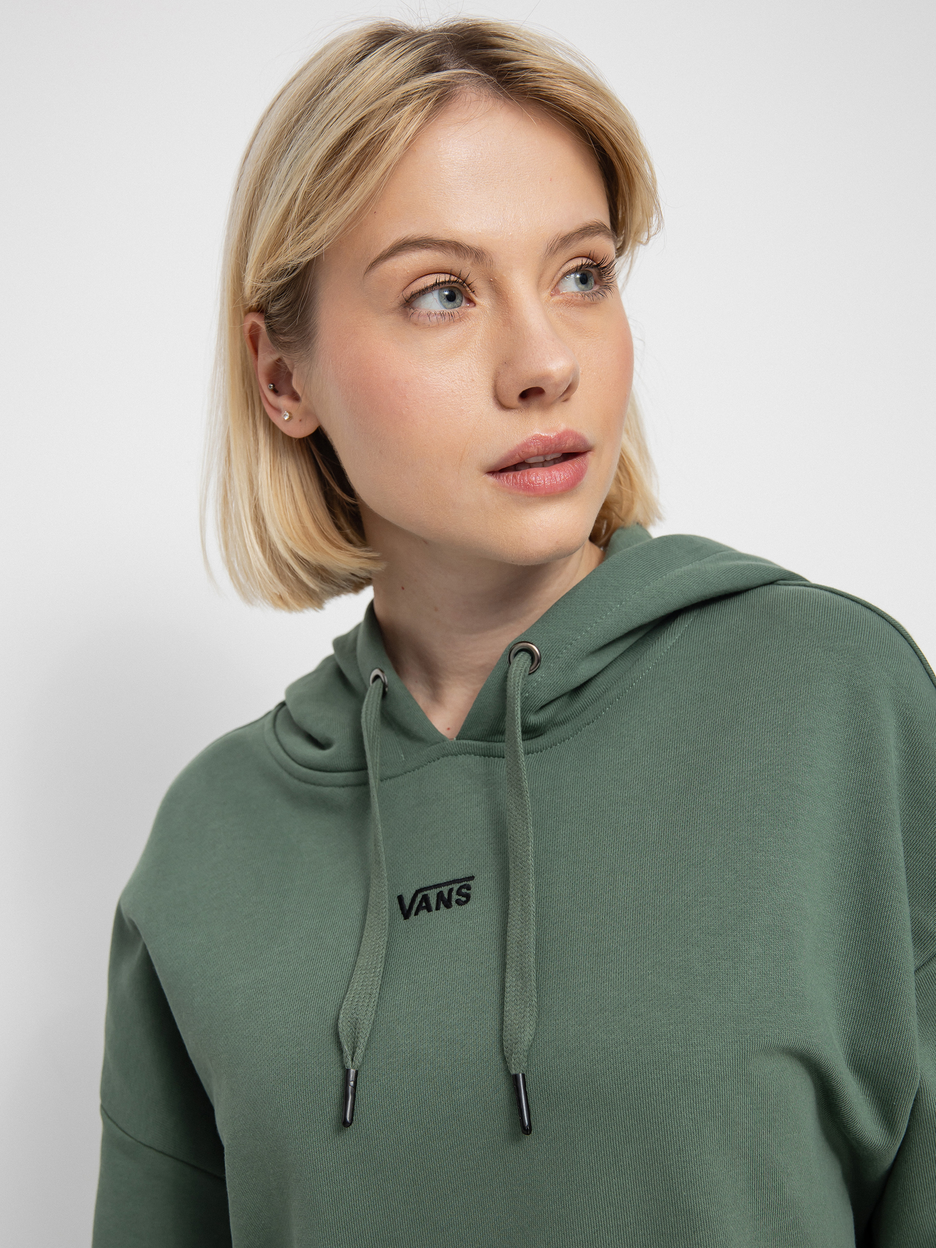 Vans Flying V Uniw Ft Ls HD Hoodie Wmn (duck green)