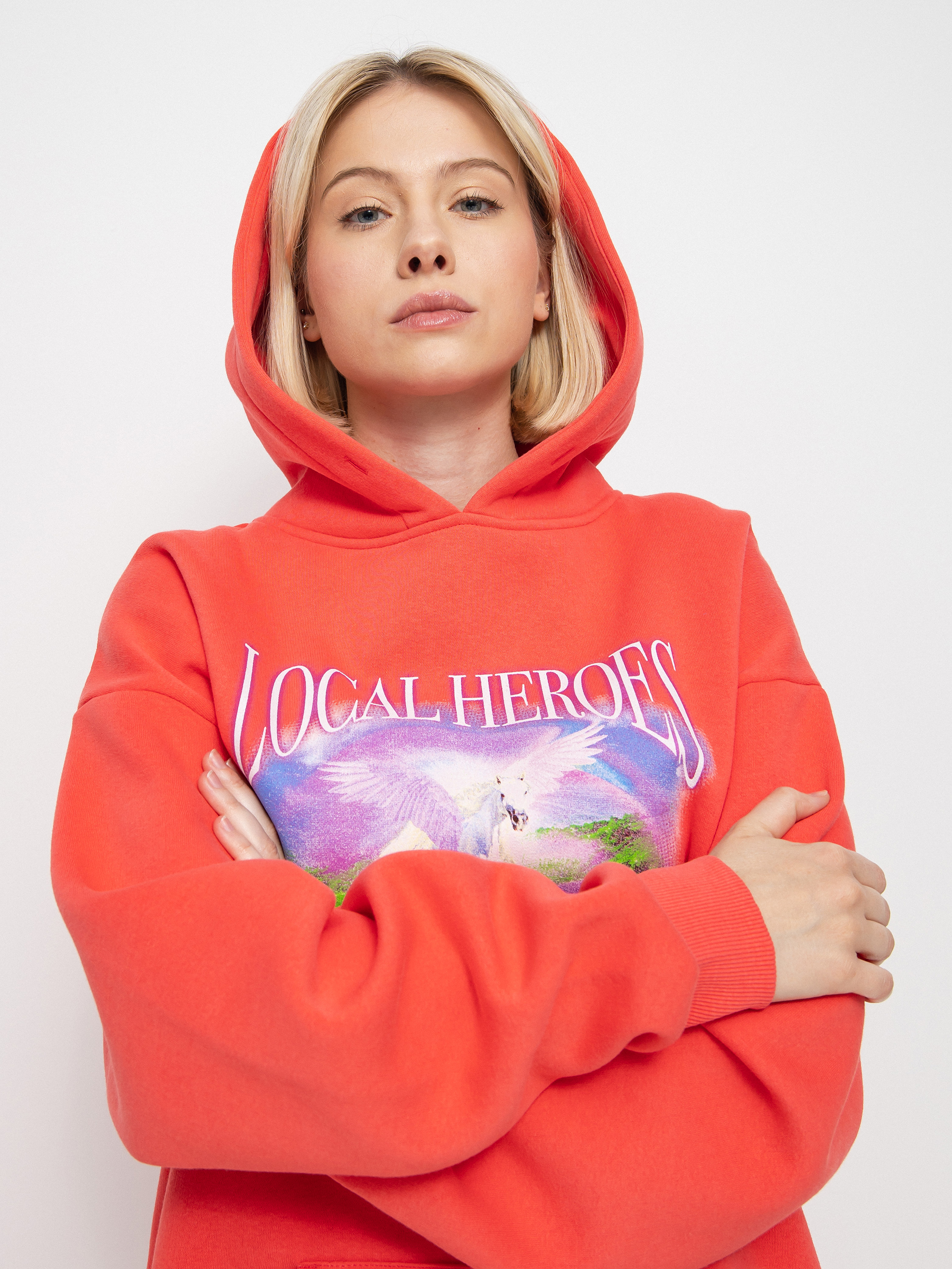 Local Heroes Utopia HD Hoodie Wmn (coral)