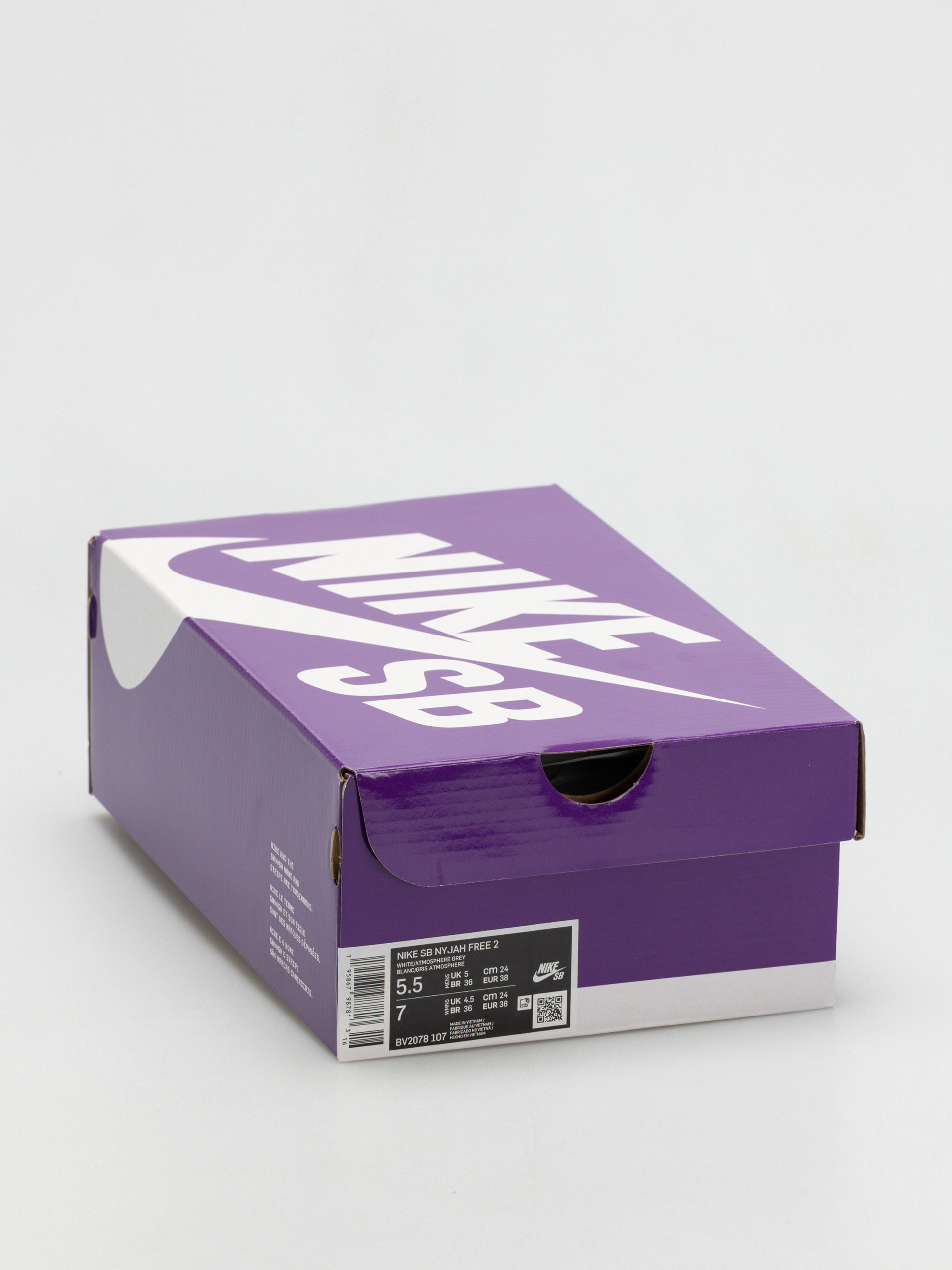 Nike SB Nyjah Free 2 Schuhe (white/atmosphere grey thunder grey)
