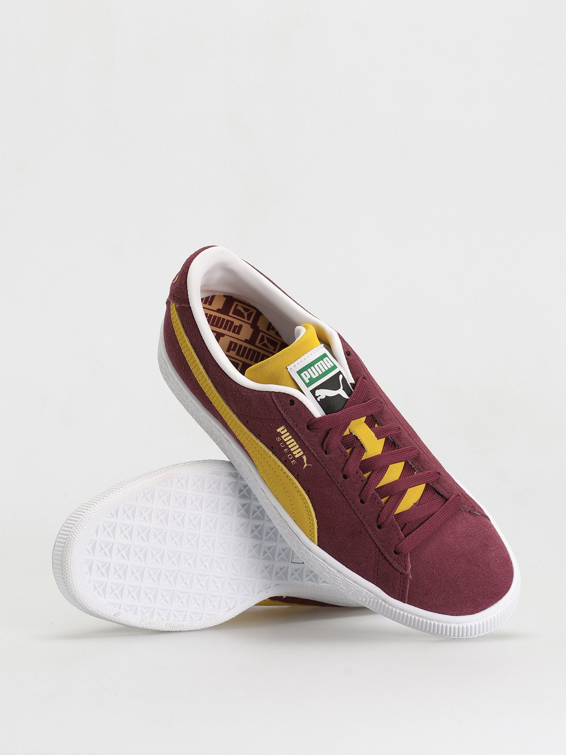 Puma Suede Classic XXI Shoes (grape wine/dandelion/pwht)