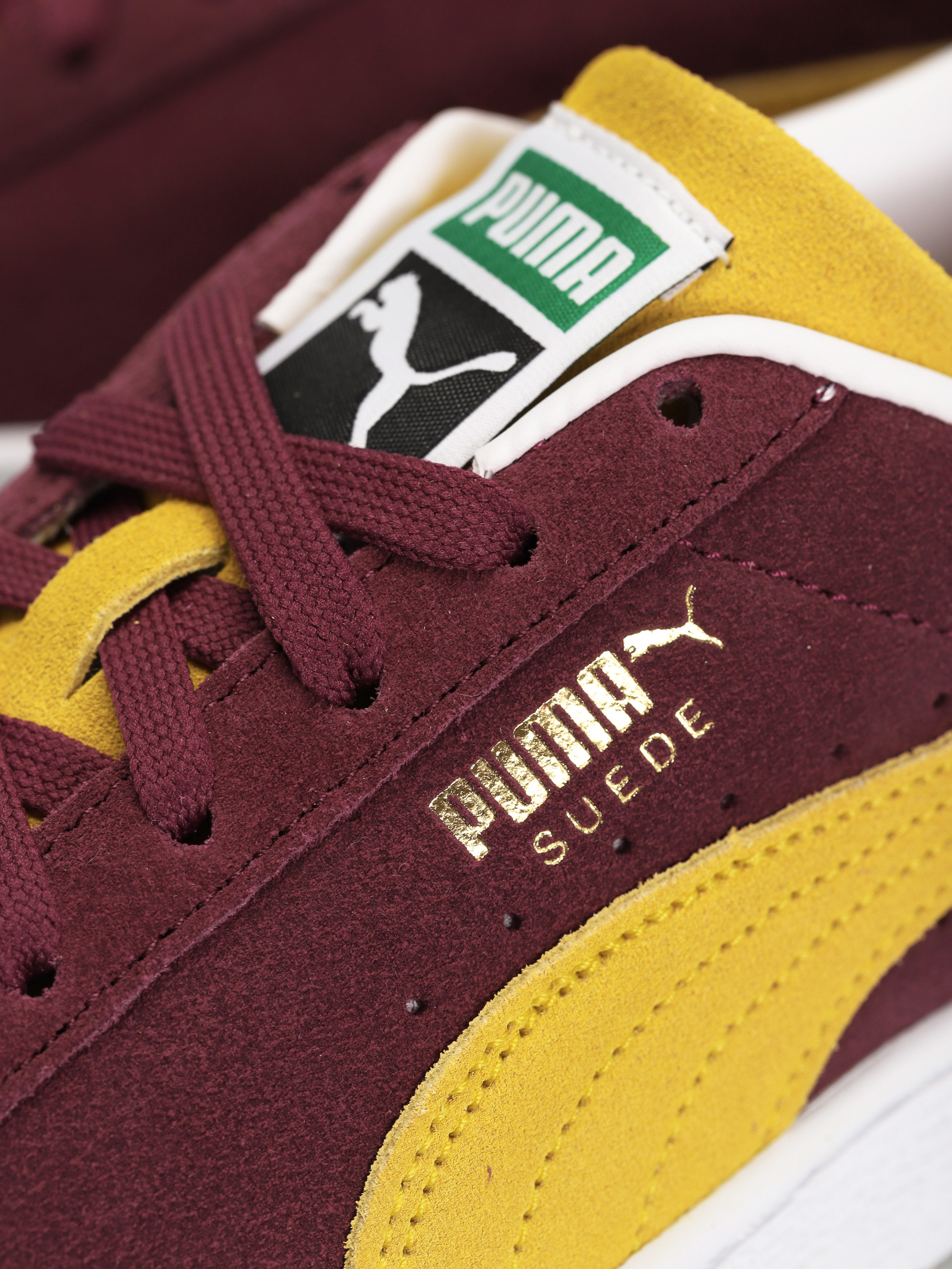 Puma Suede Classic XXI Shoes (grape wine/dandelion/pwht)