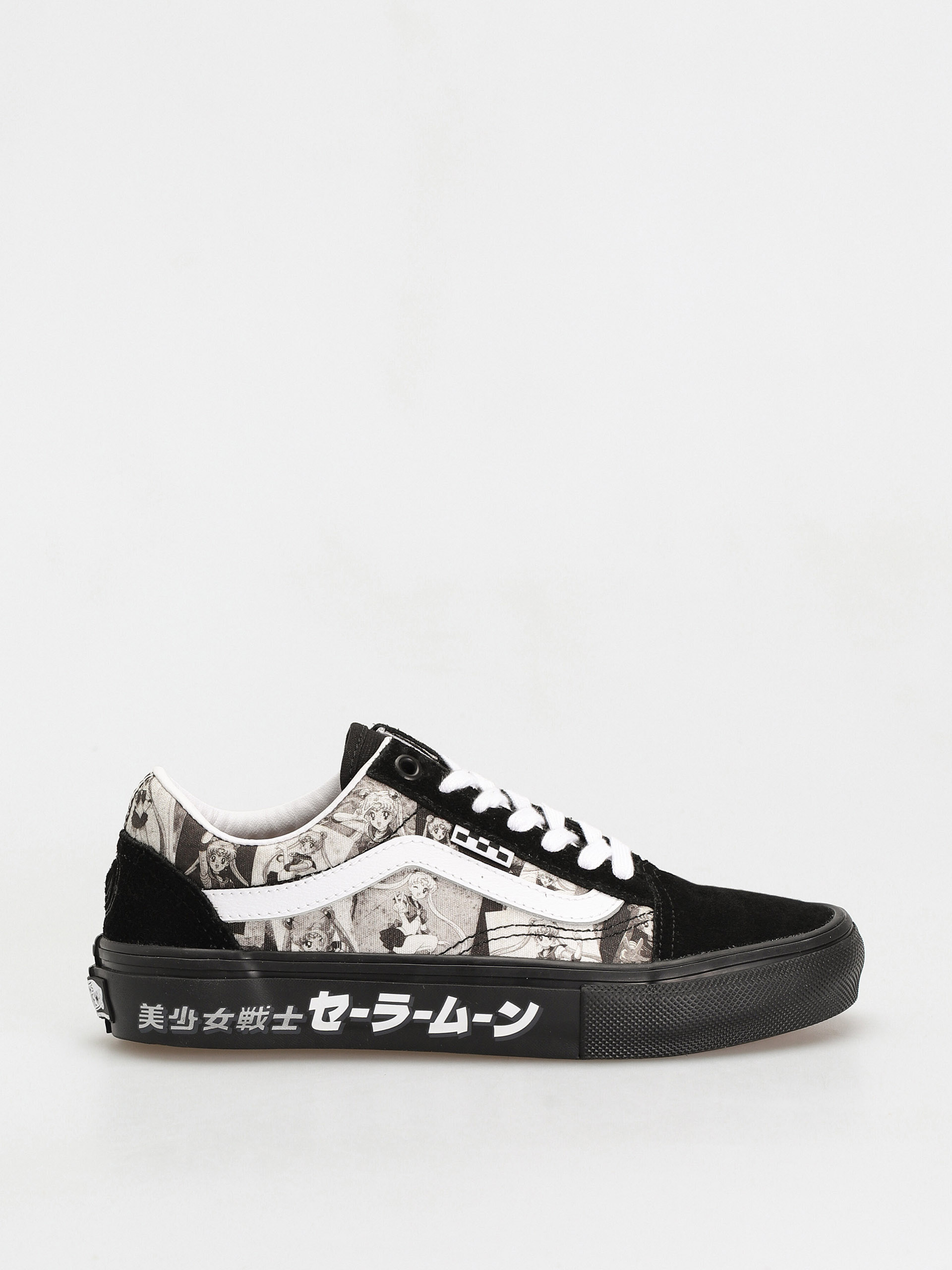 Vans X Sailor Moon Skate Old Skool Shoes (pretty guardian sailor moon black/black)