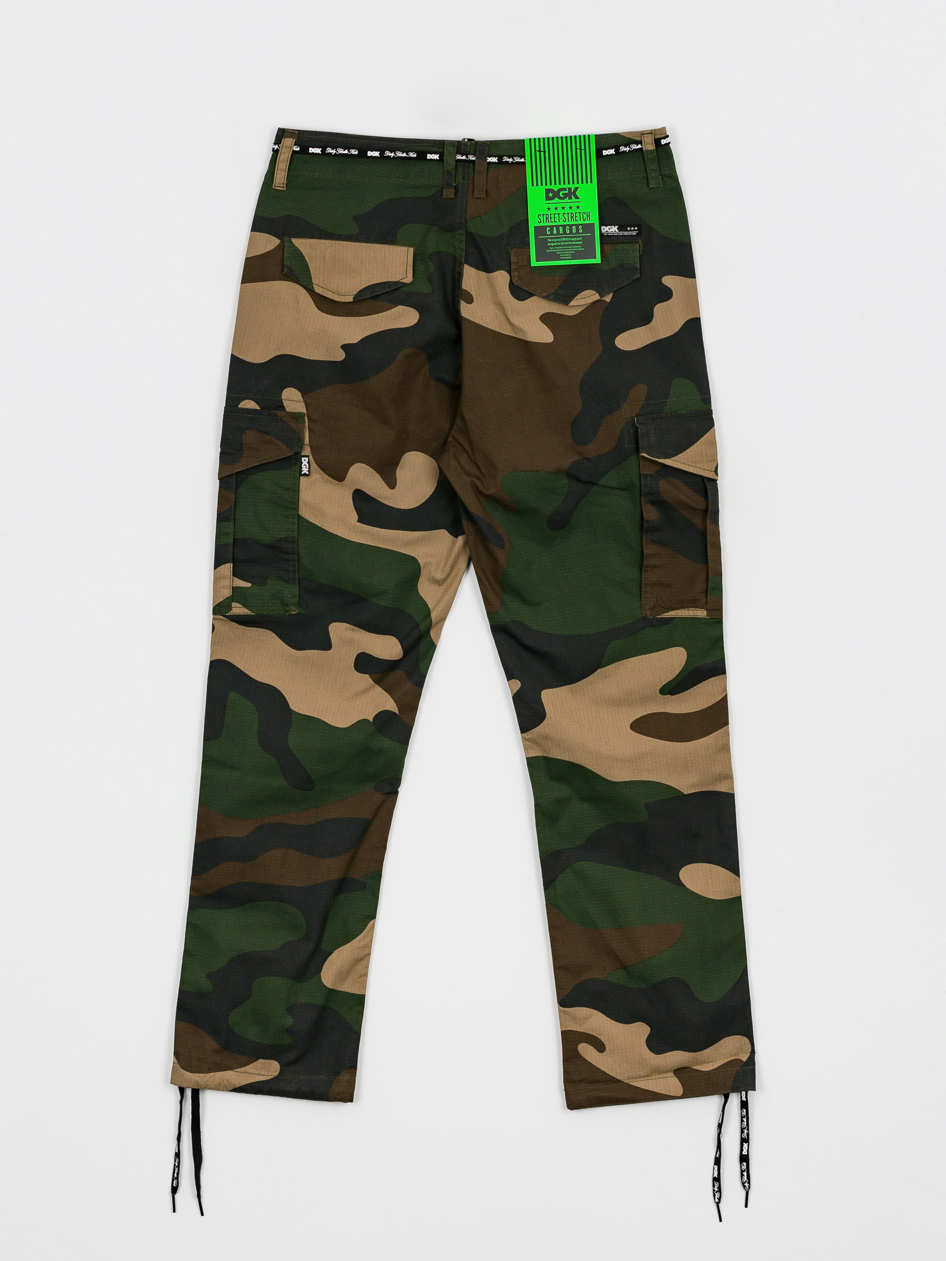 DGK Cargo Pants (big woods camo)