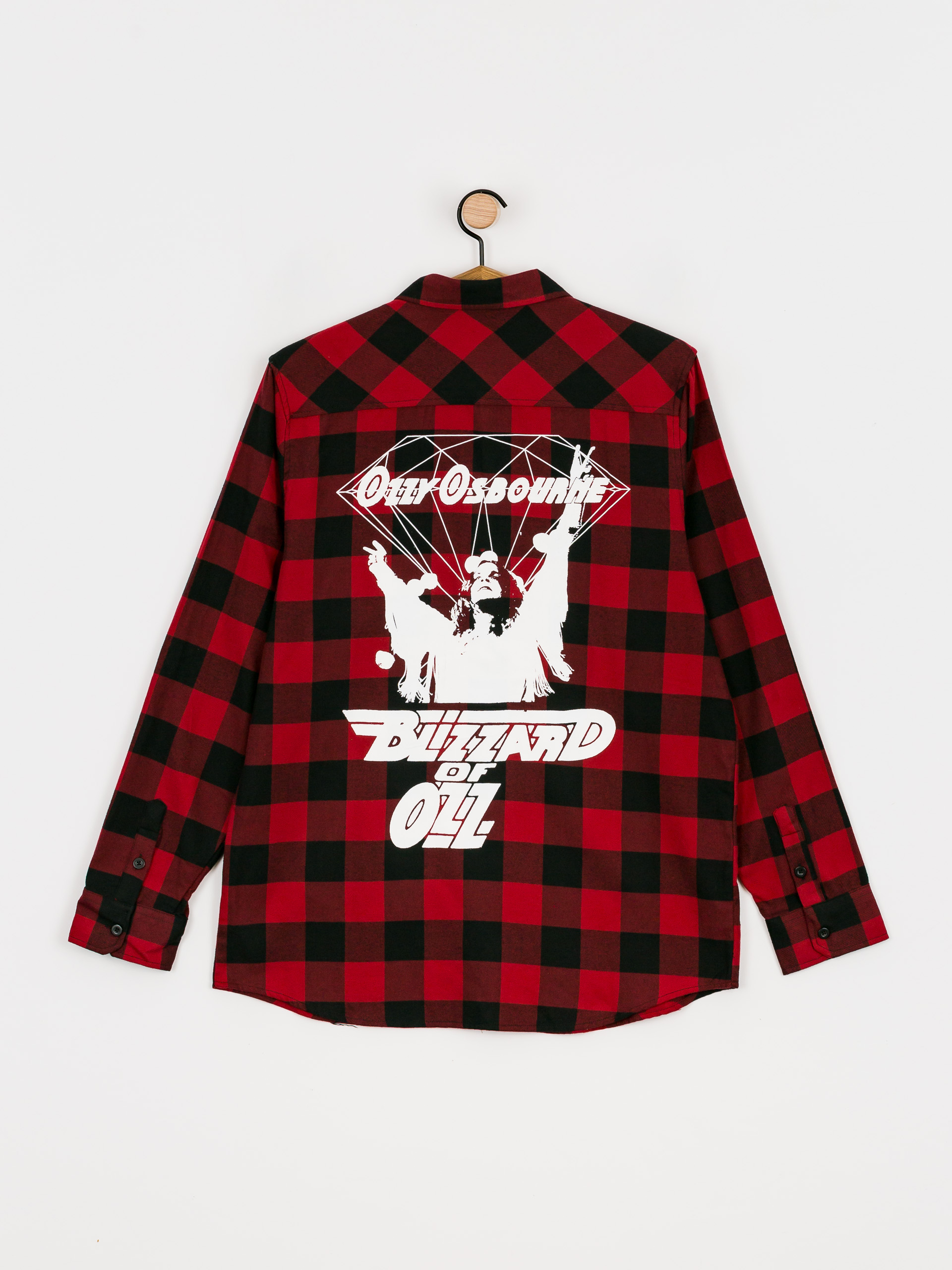 Diamond Supply Co. Dark Idol Flannel Hemd (red)