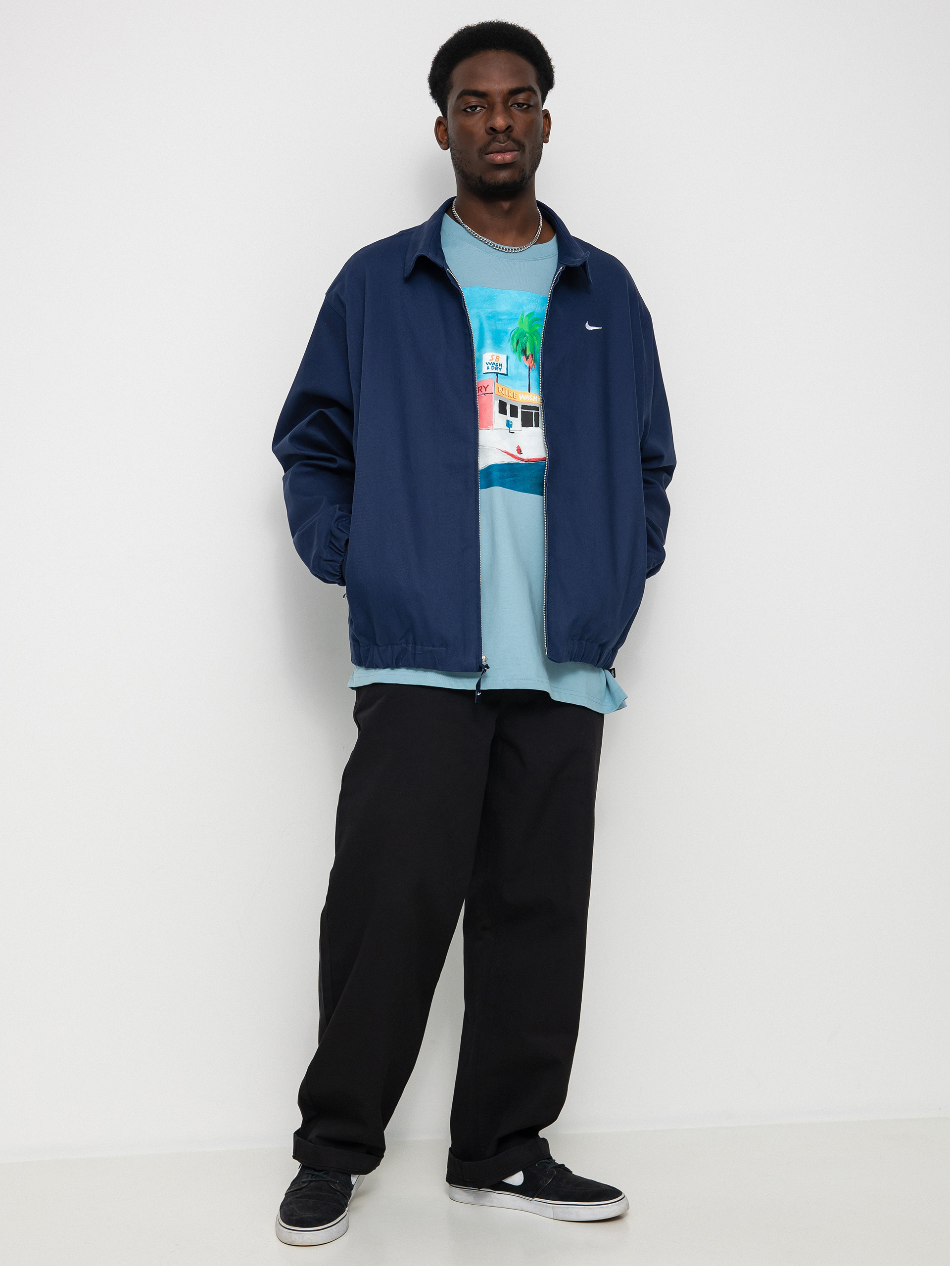 Nike SB Infema Prem Jacket (midnight navy/white)