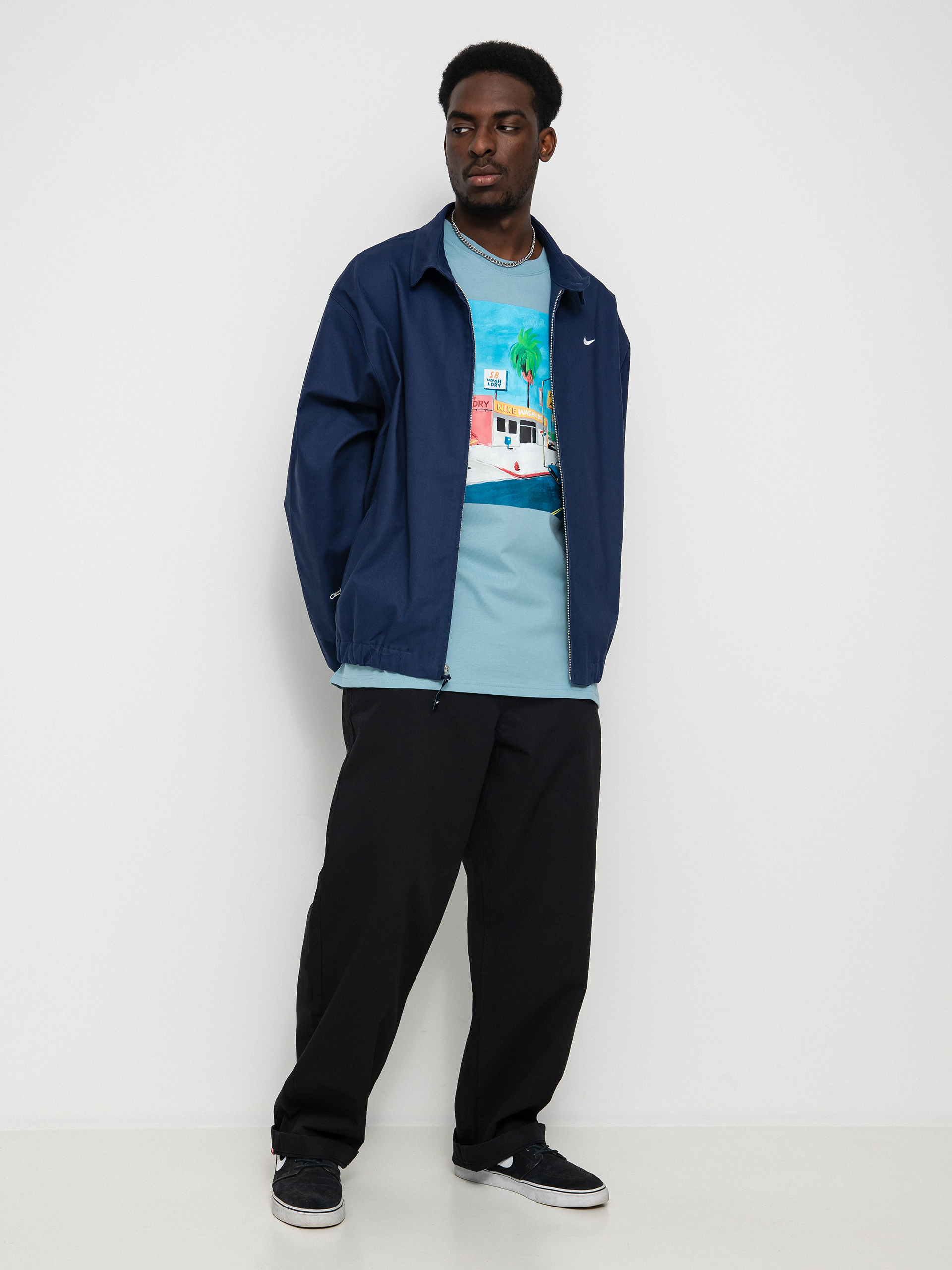 Nike SB Infema Prem Jacket (midnight navy/white)