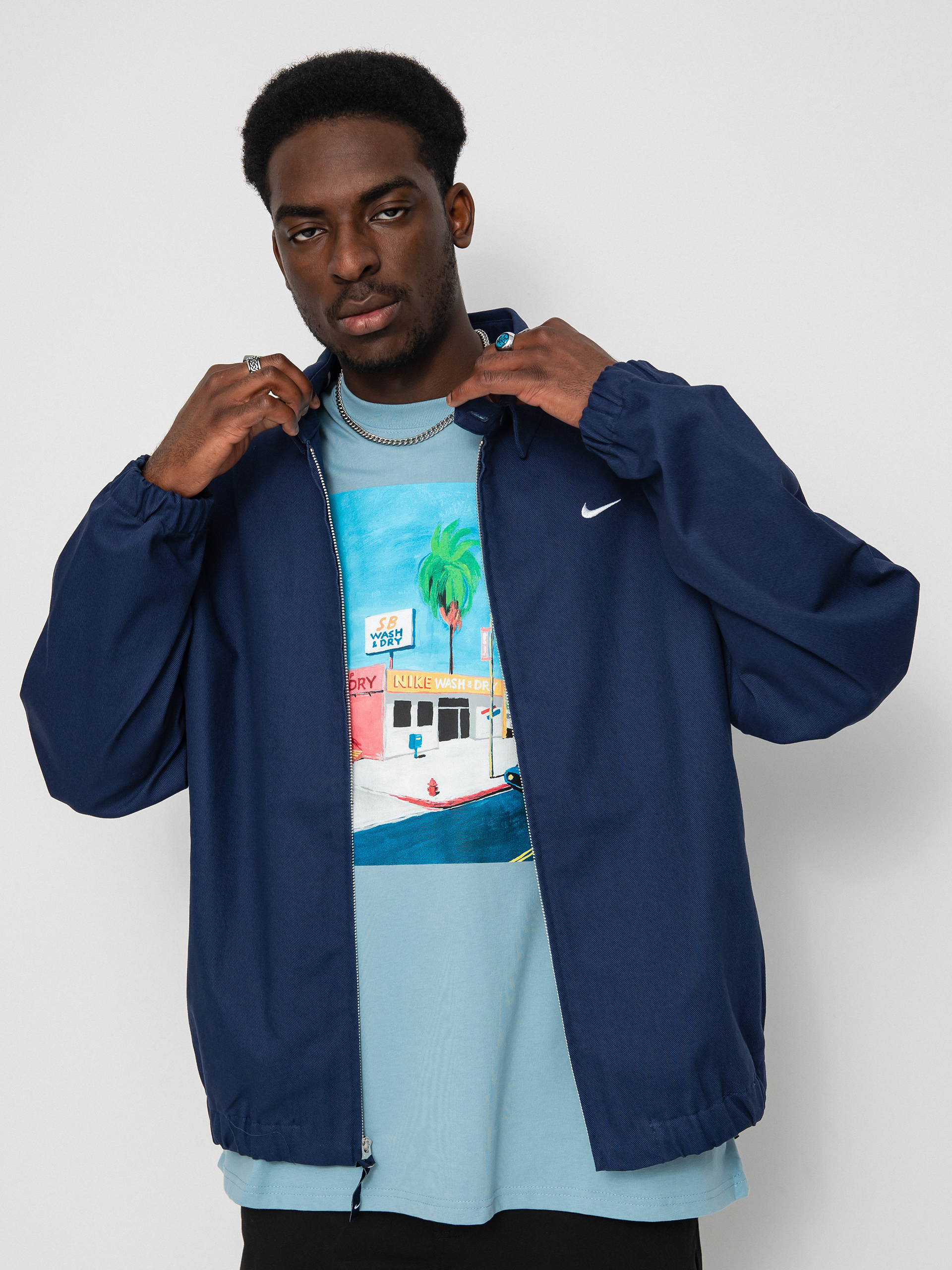 Nike SB Infema Prem Jacket (midnight navy/white)