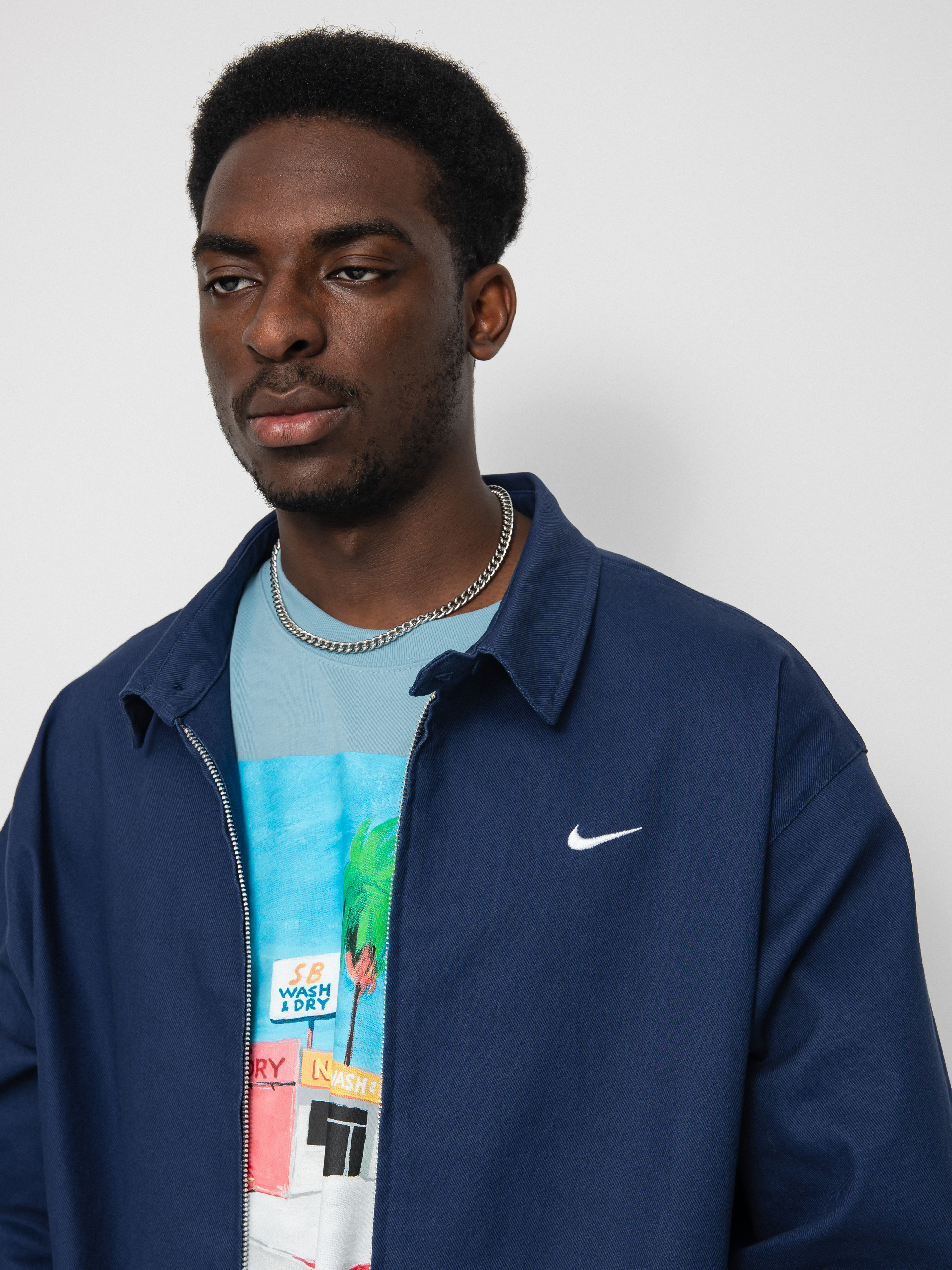 Nike SB Infema Prem Jacket (midnight navy/white)