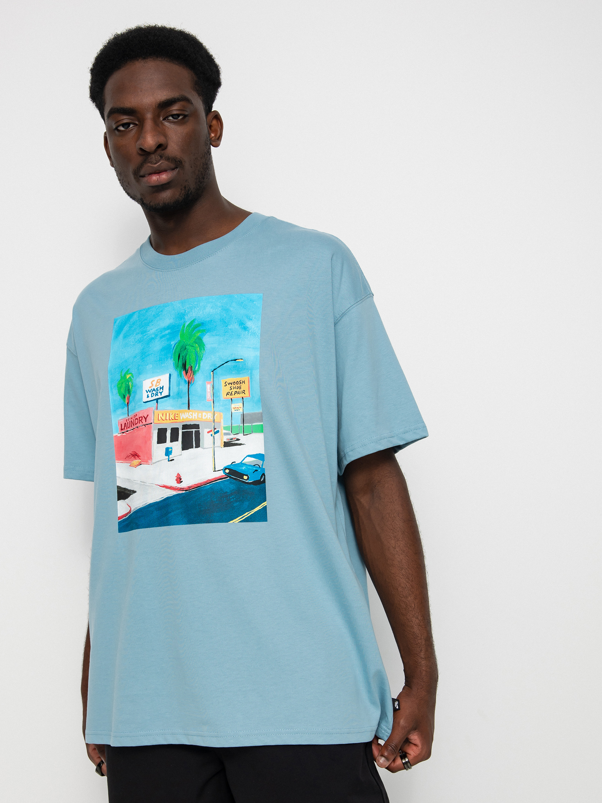 Nike SB Laundry T-shirt (worn blue)