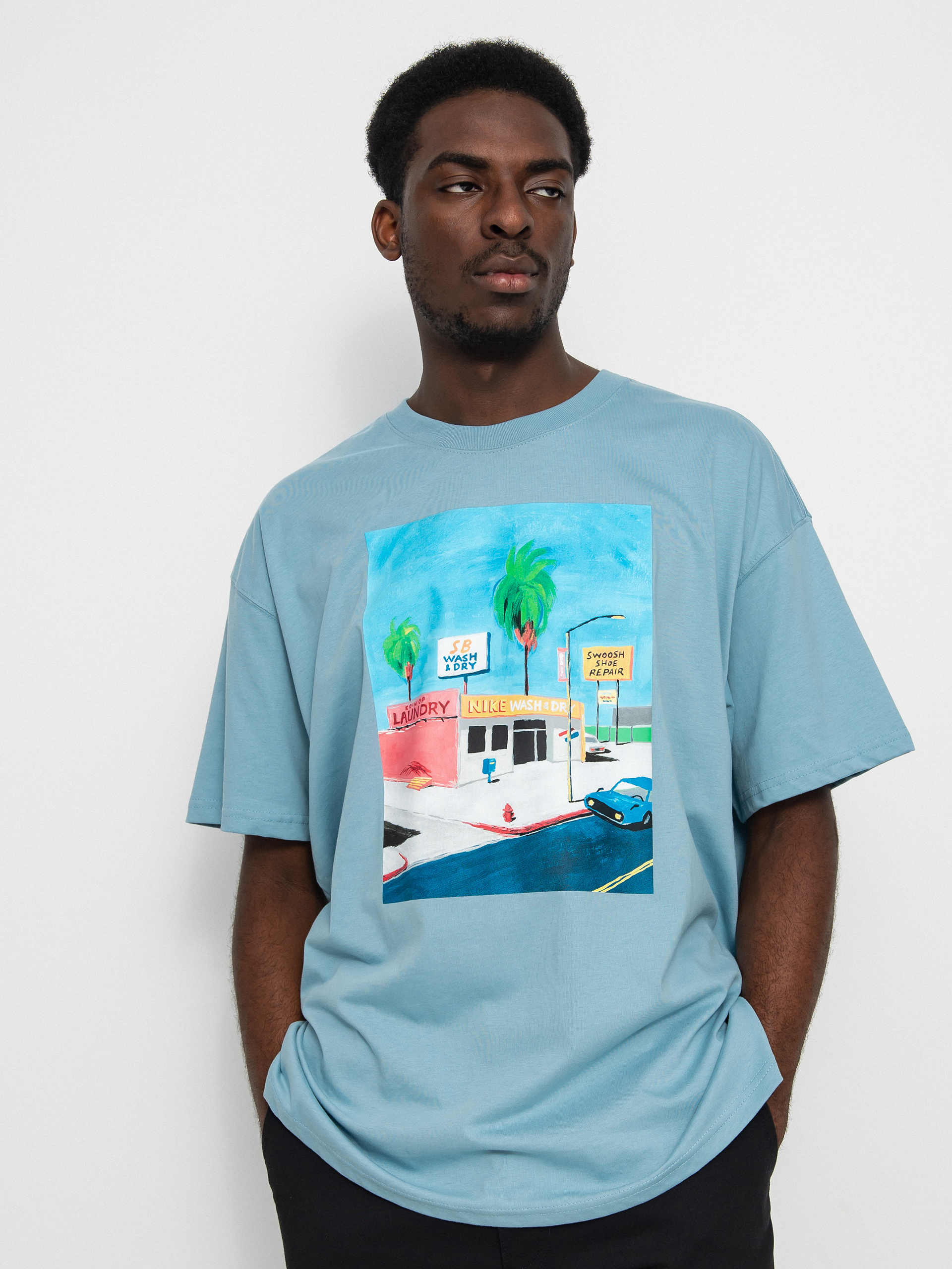 Nike SB Laundry T-shirt (worn blue)