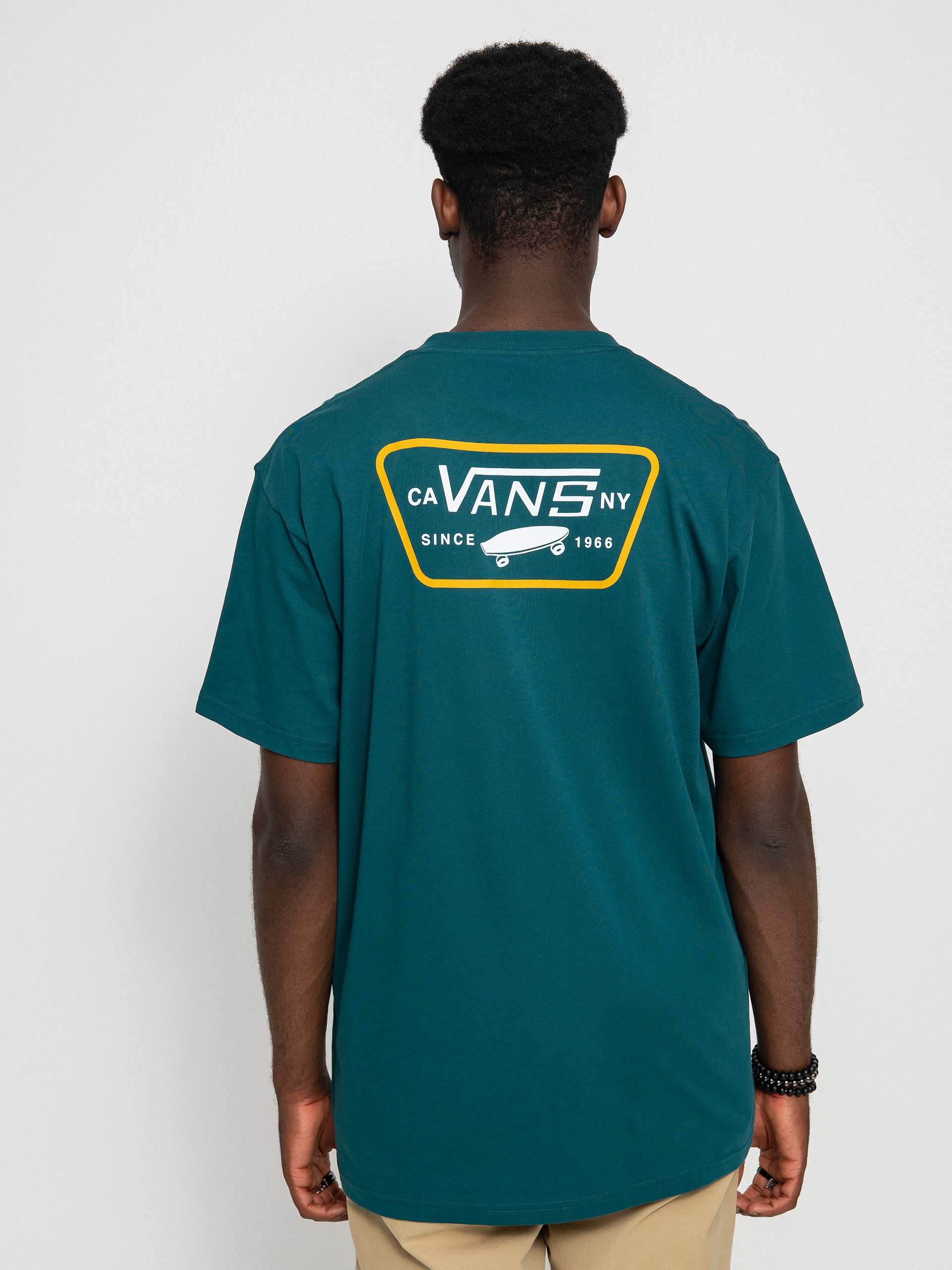 Vans Full Patch Back T-shirt (deep teal/white)