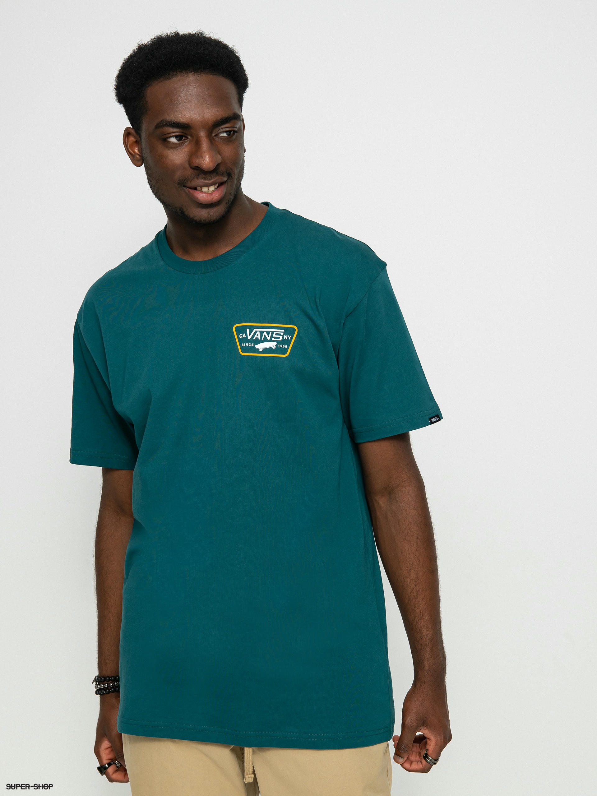 Vans Full Patch Back T-shirt (deep teal/white)