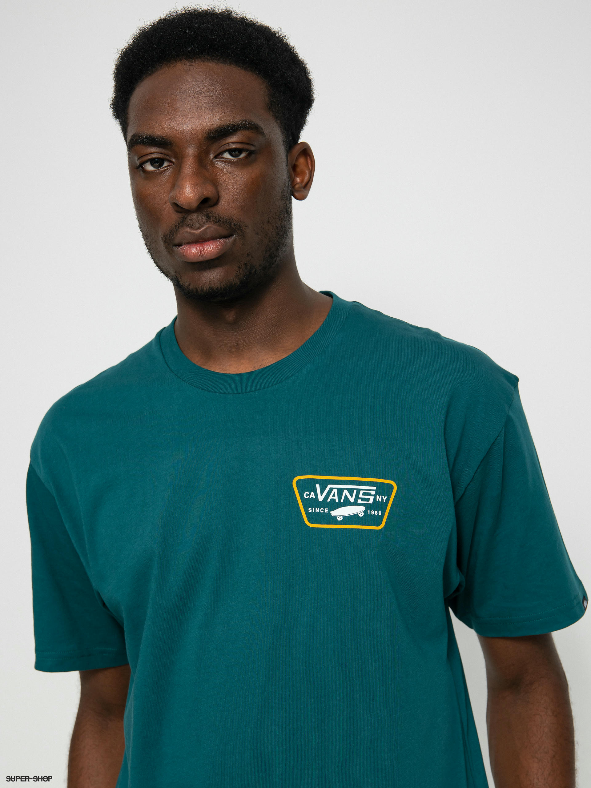 Vans Full Patch Back T-shirt (deep teal/white)