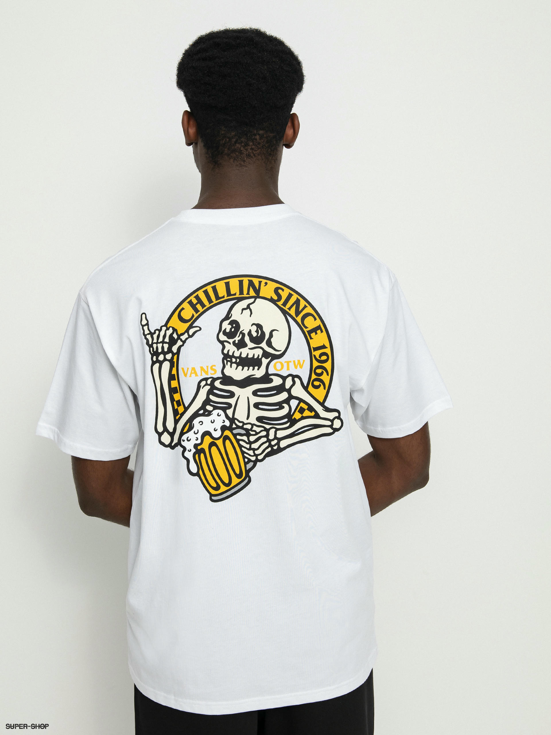 vans skeleton shirt