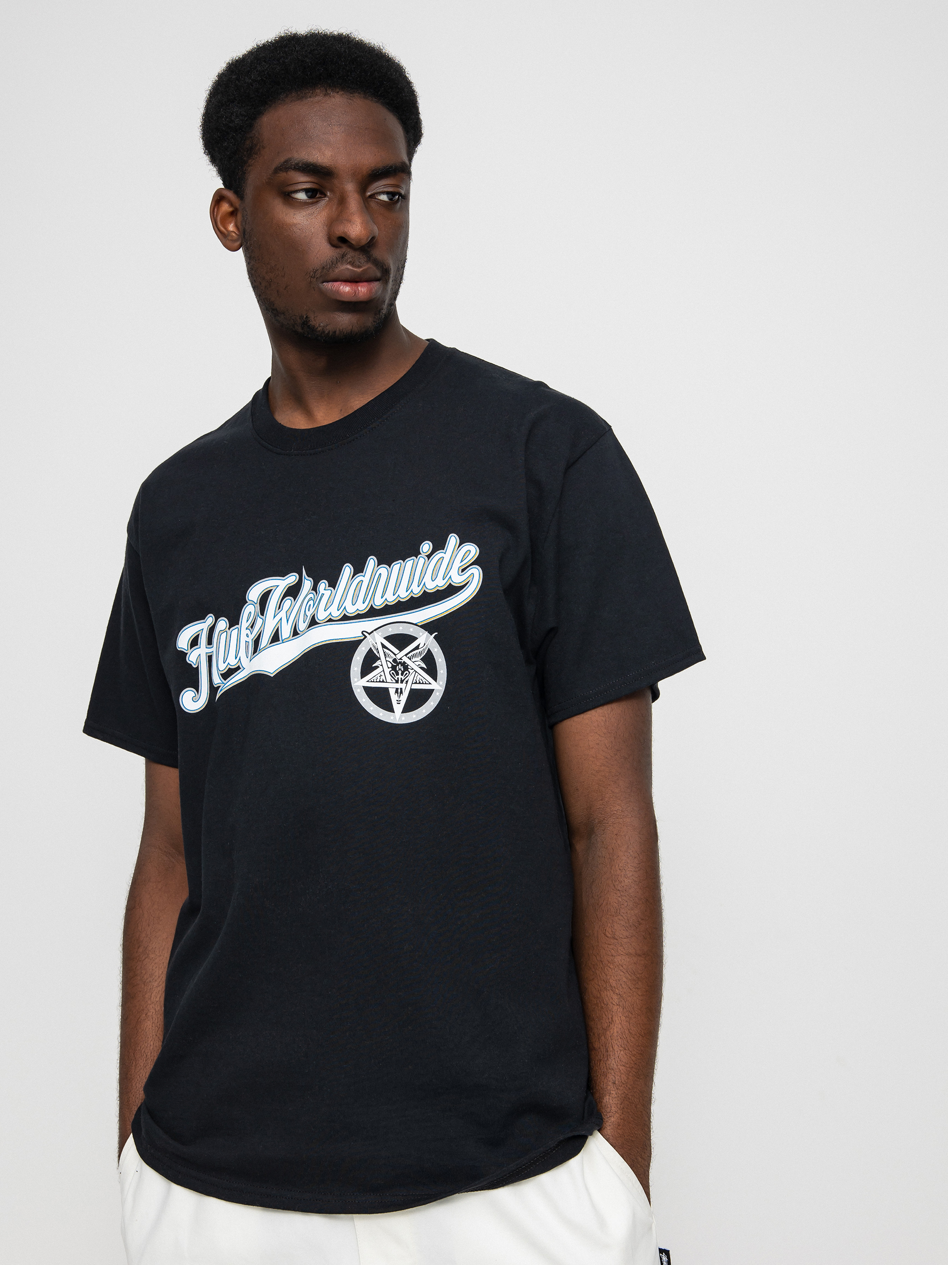 HUF X Thrasher Portola T-shirt (black)