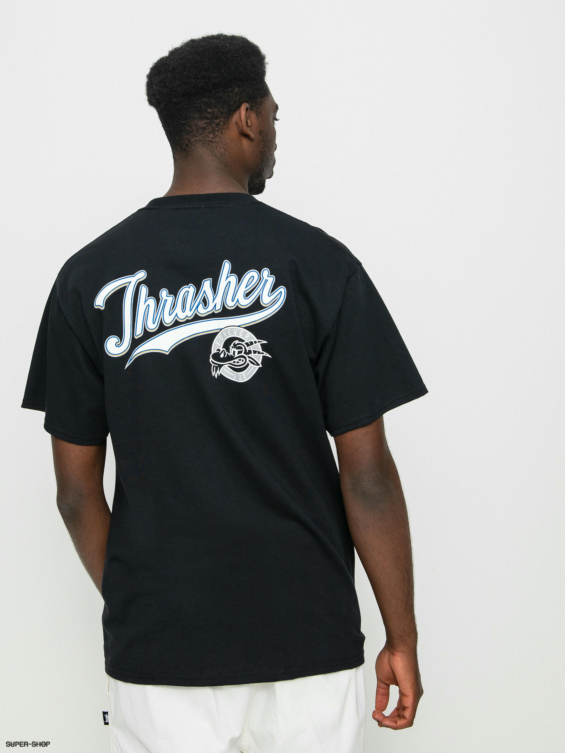 Comorama Effektivt Måling HUF X Thrasher Portola T-shirt (black)