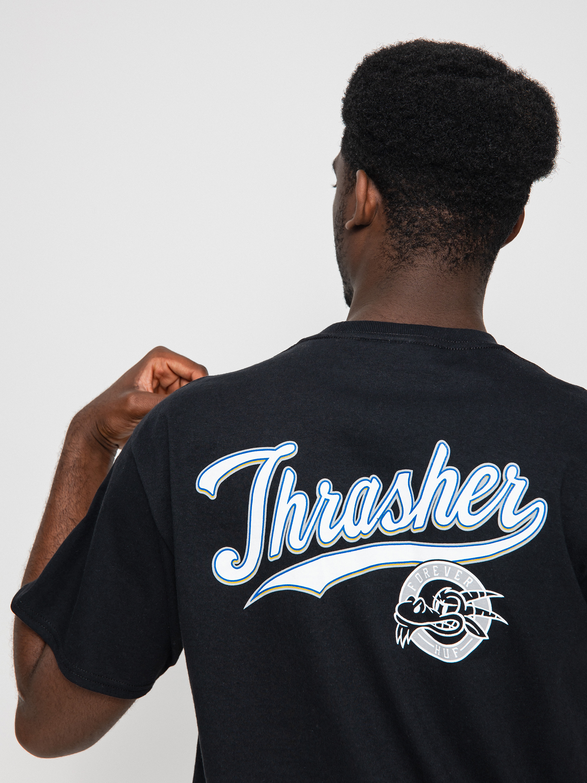 HUF X Thrasher Portola T-shirt (black)