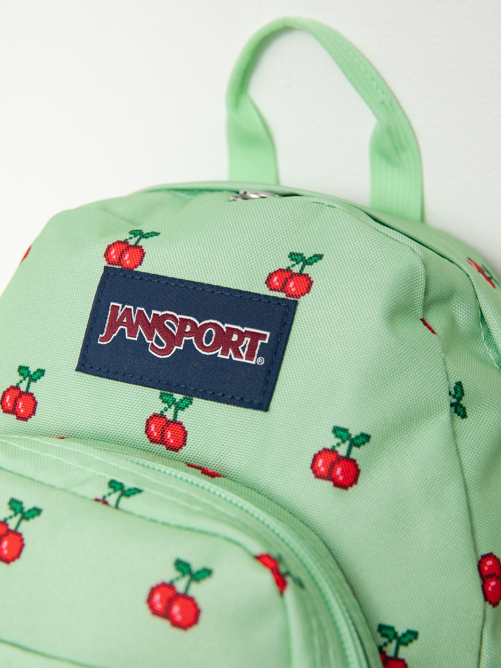 JanSport Half Pint Backpack (8 bit cherries)