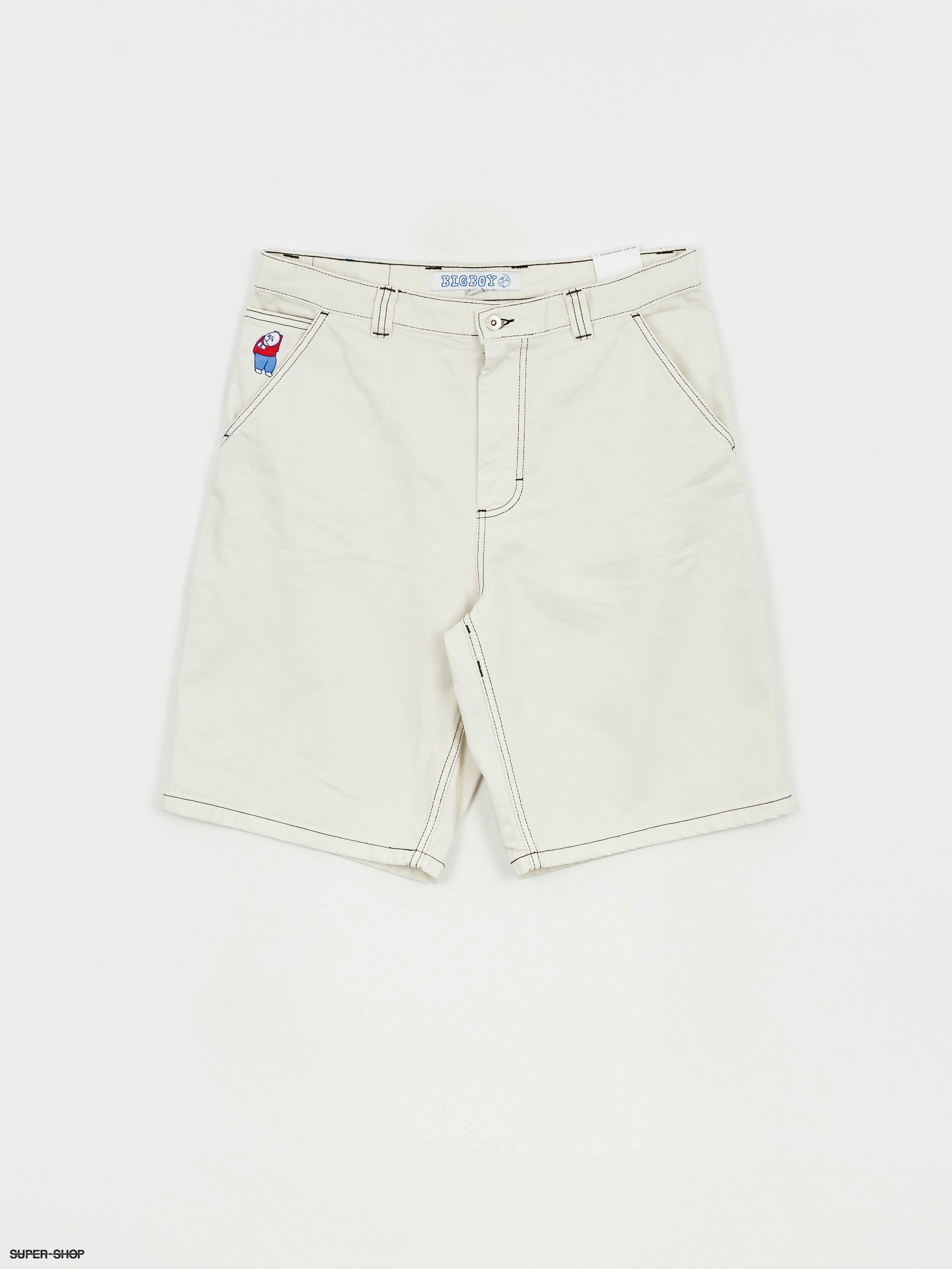 Polar Skate Big Boy Work Shorts (washed white)