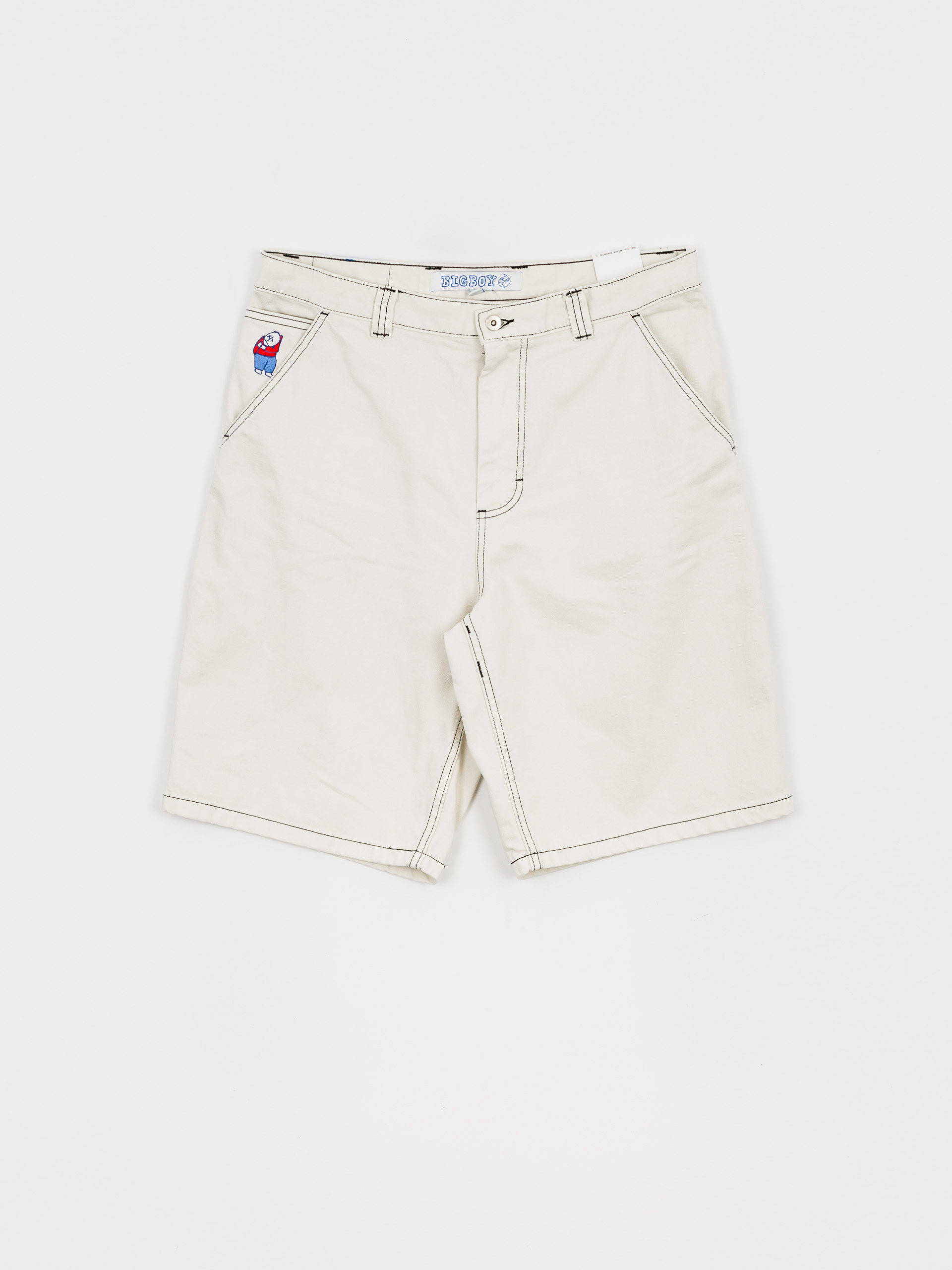 Polar Skate Big Boy Work Shorts (washed white)