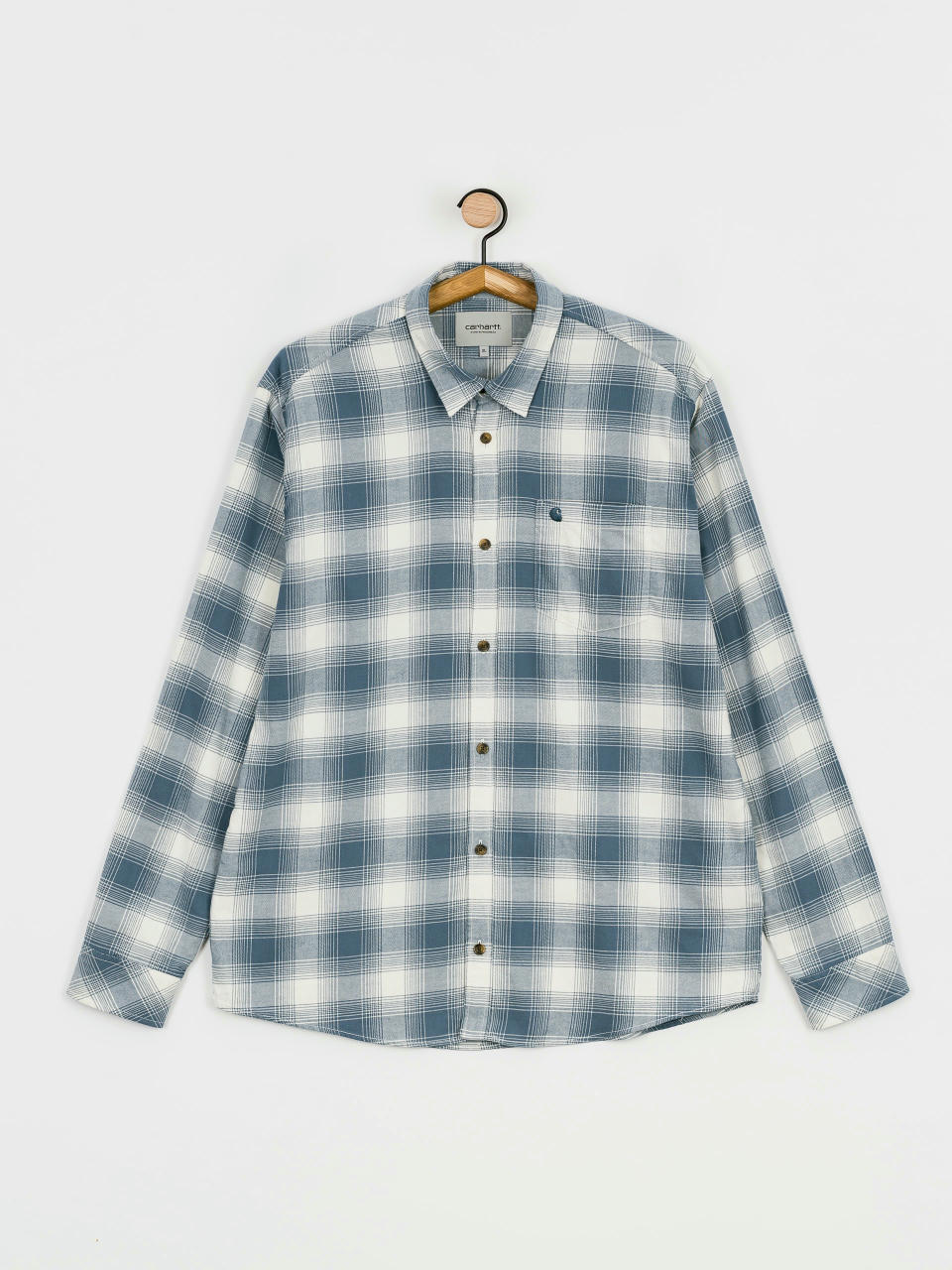 Carhartt WIP Deaver Shirt - blue (deaver check/storm blue)