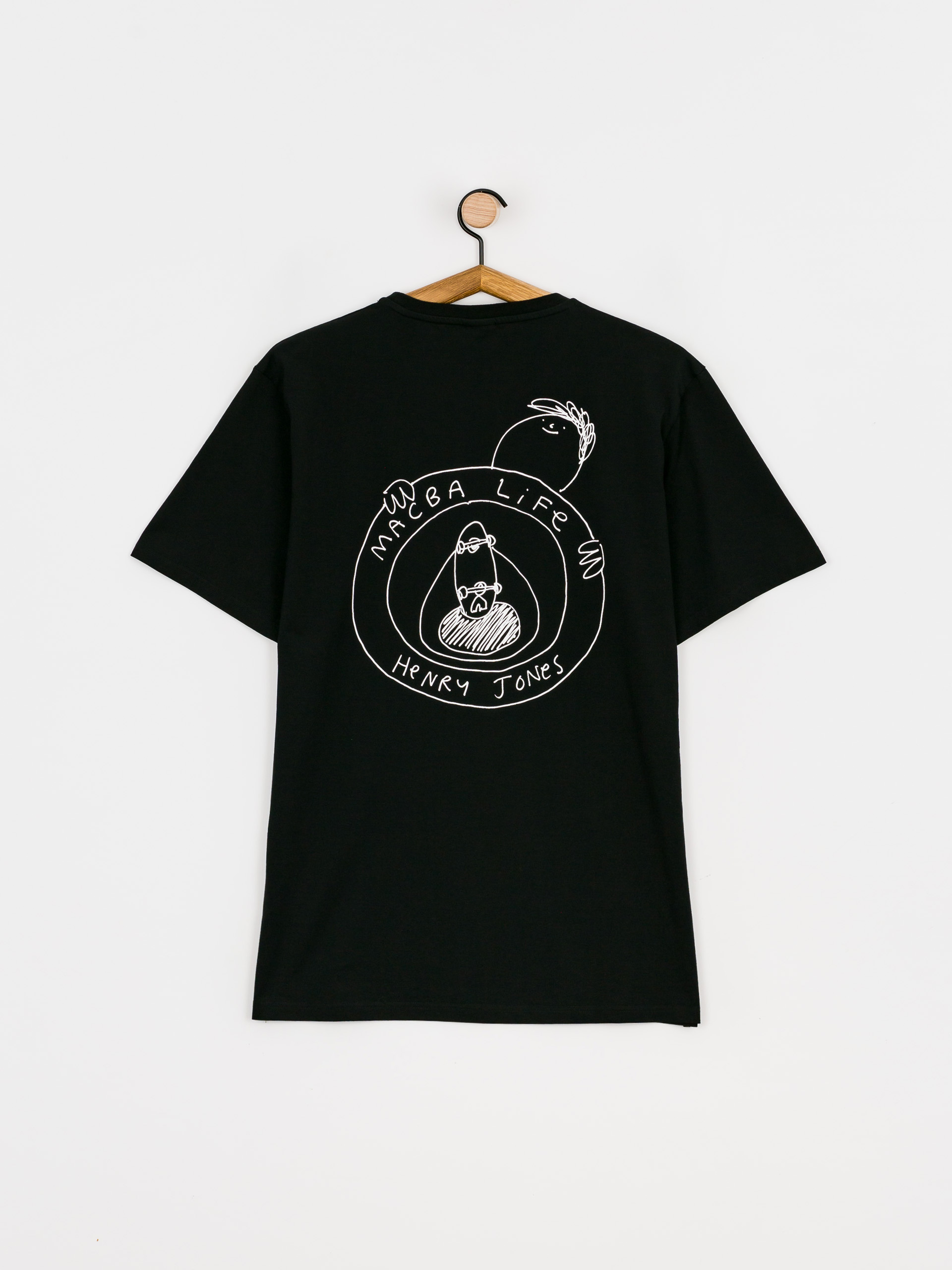 Macba Life Henry Jones Skate Logo T-shirt (black)