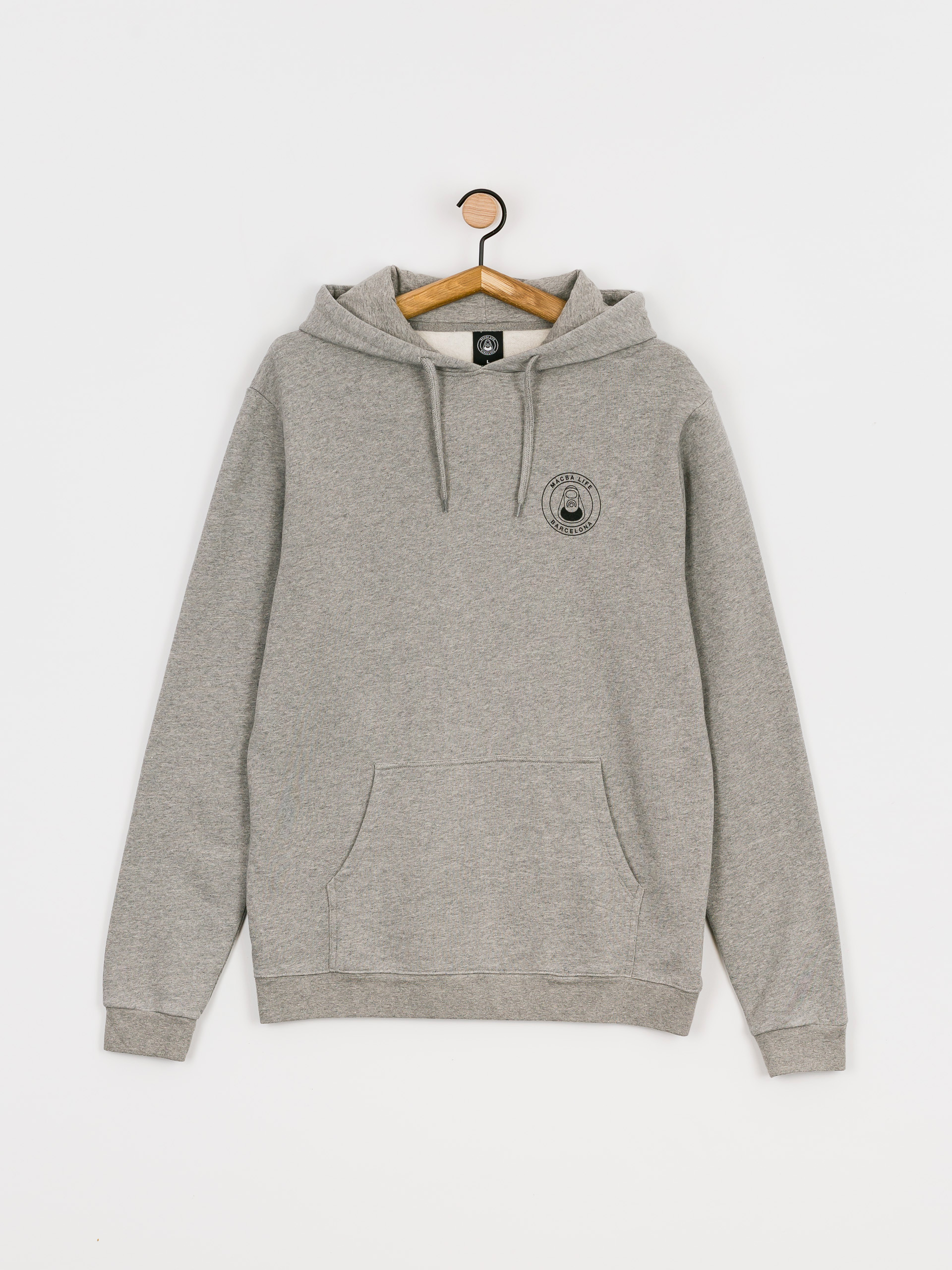 Macba Life Og Logo HD Hoodie (heather grey)