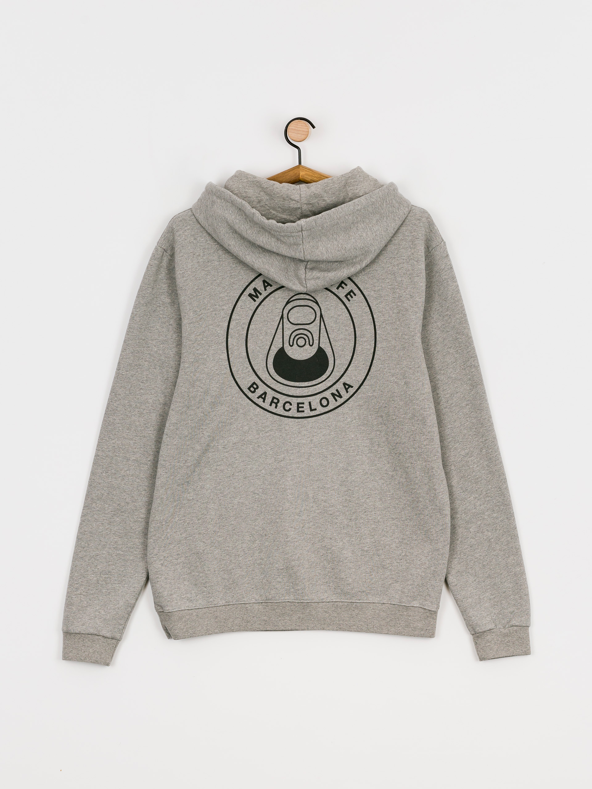 Macba Life Og Logo HD Hoodie (heather grey)