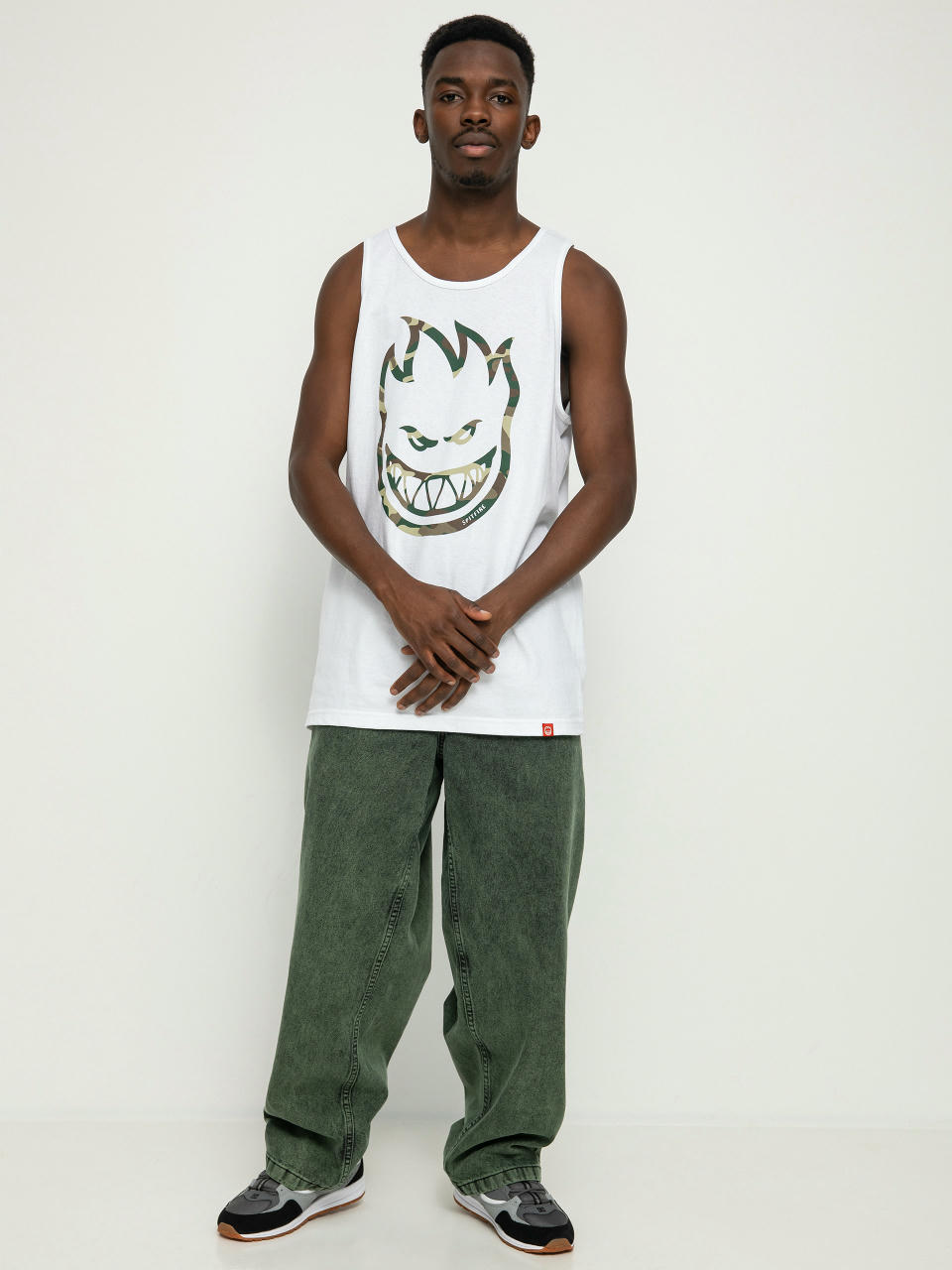 Spitfire Tank Bghd Outln Fl Tank top (white/camo)