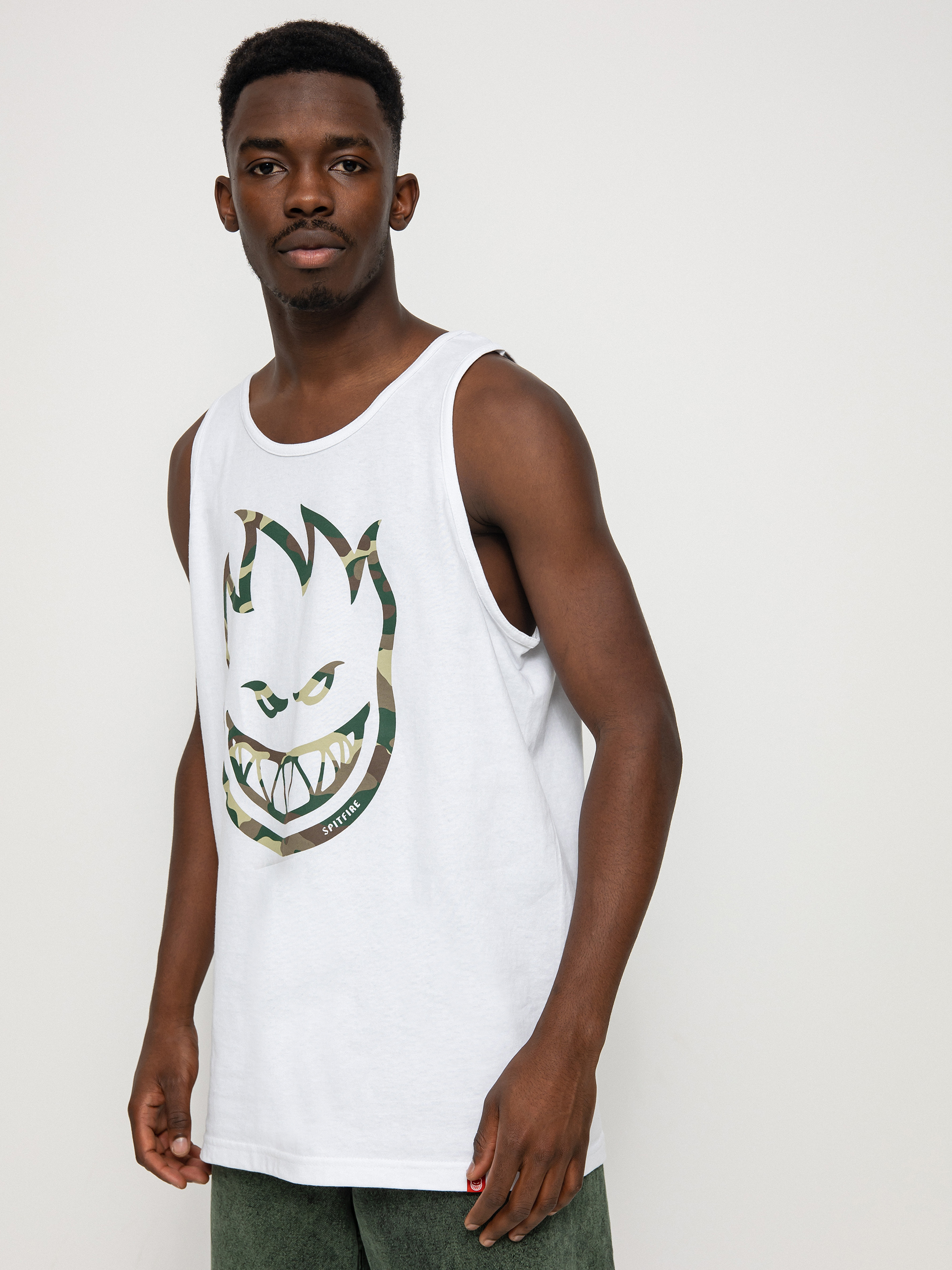 Spitfire Tank Bghd Outln Fl Tank top (white/camo)