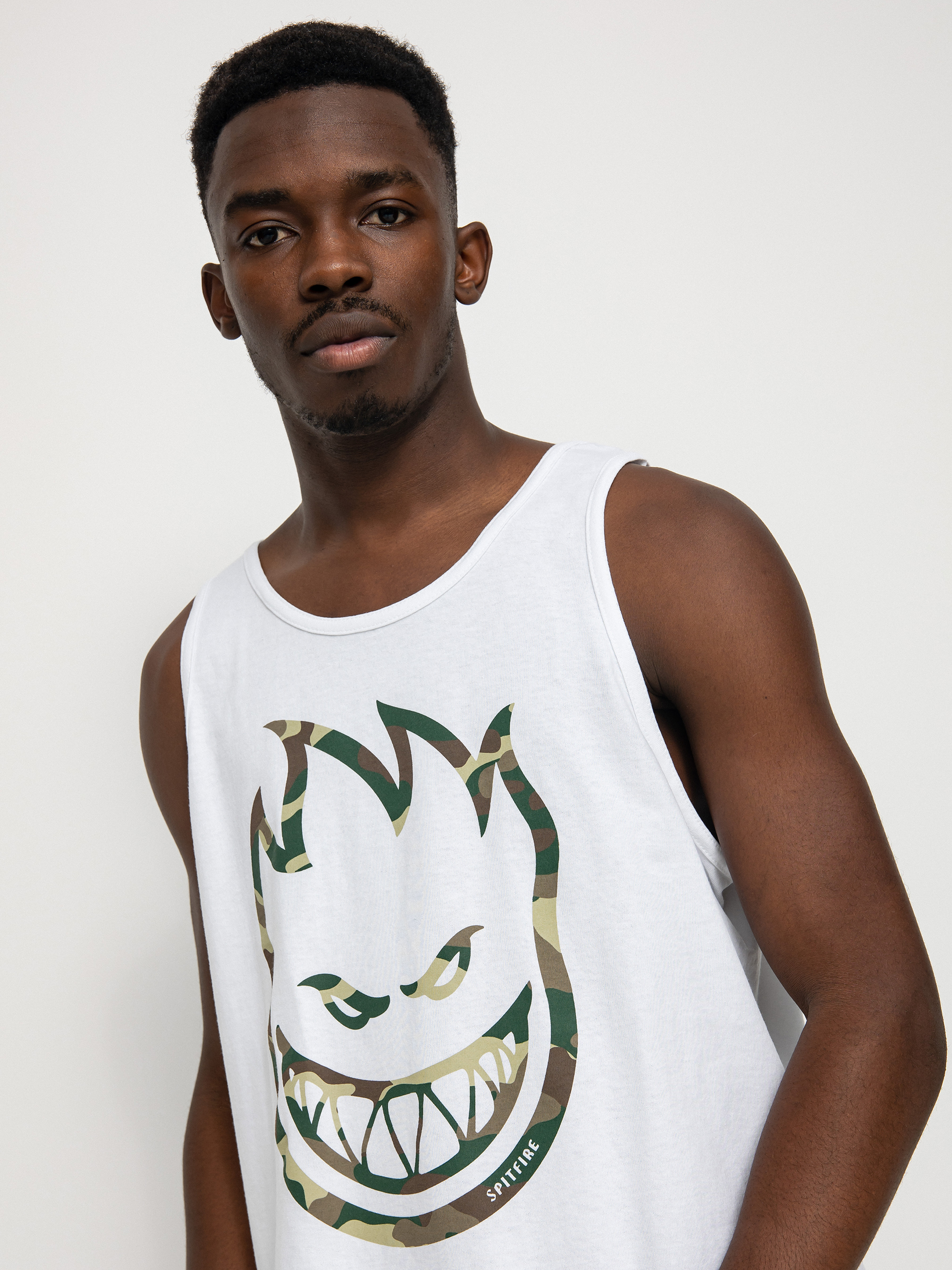 Spitfire Tank Bghd Outln Fl Tank top (white/camo)