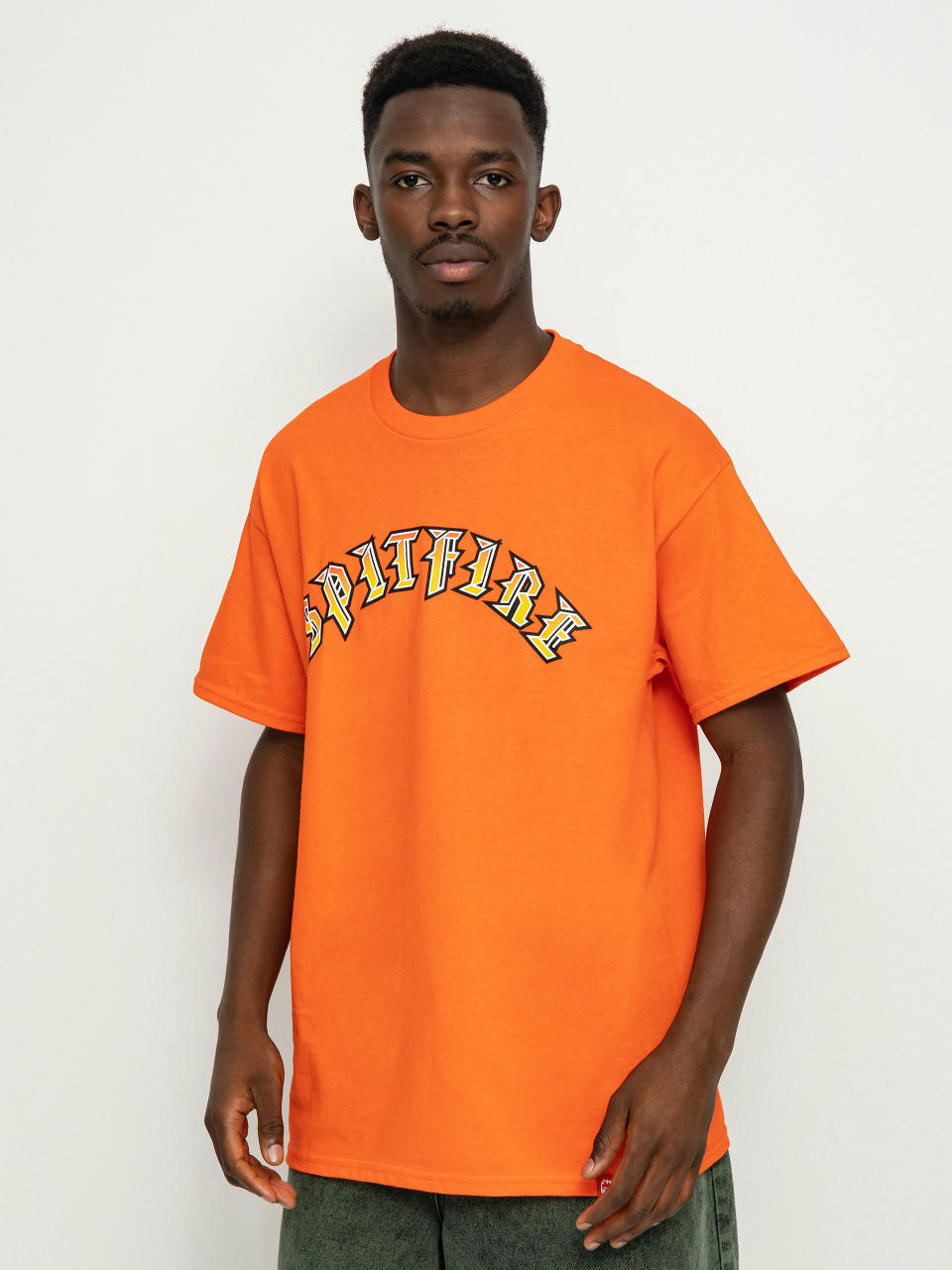 Spitfire Old E T-shirt (orange/red)