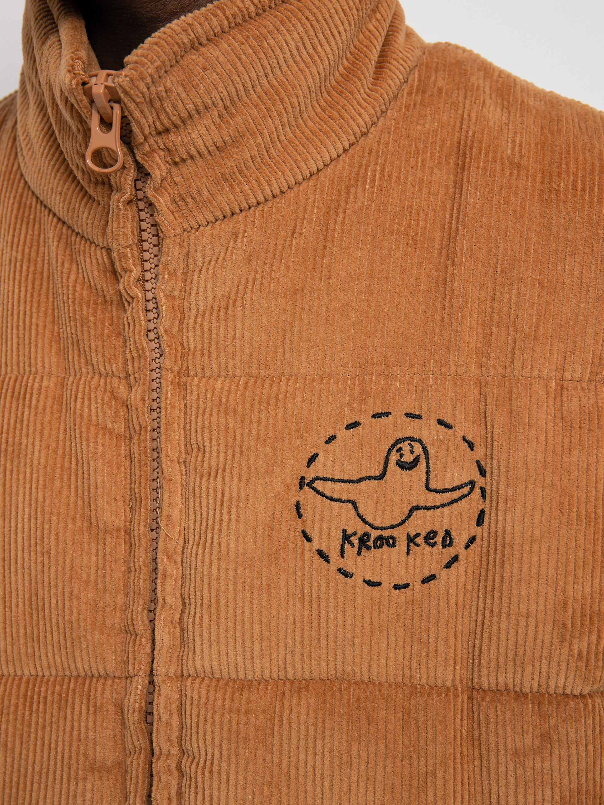 Krooked Trinity Smile Vest (khaki)
