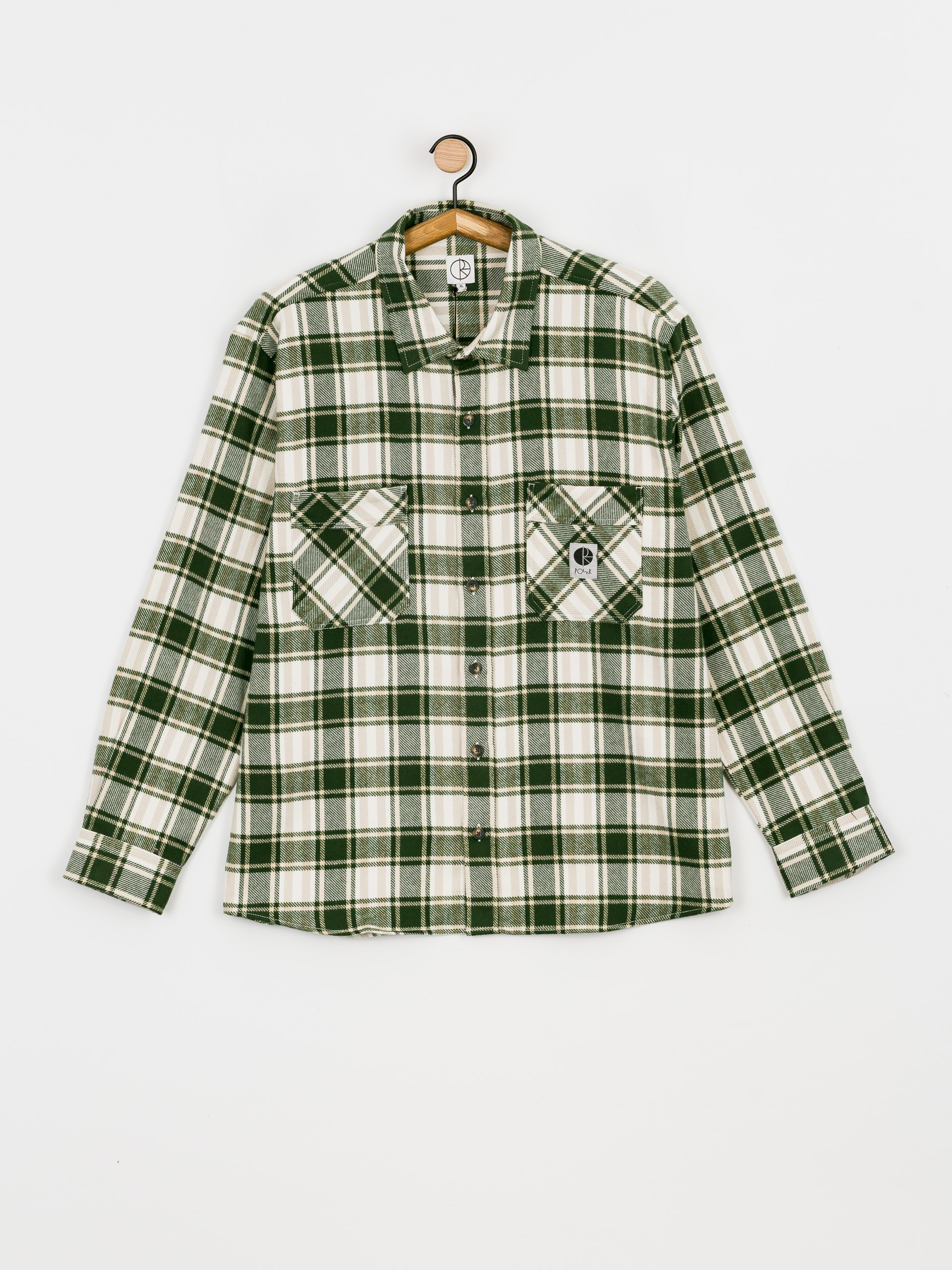 Polar Skate Flannel Shirt (dark olive)