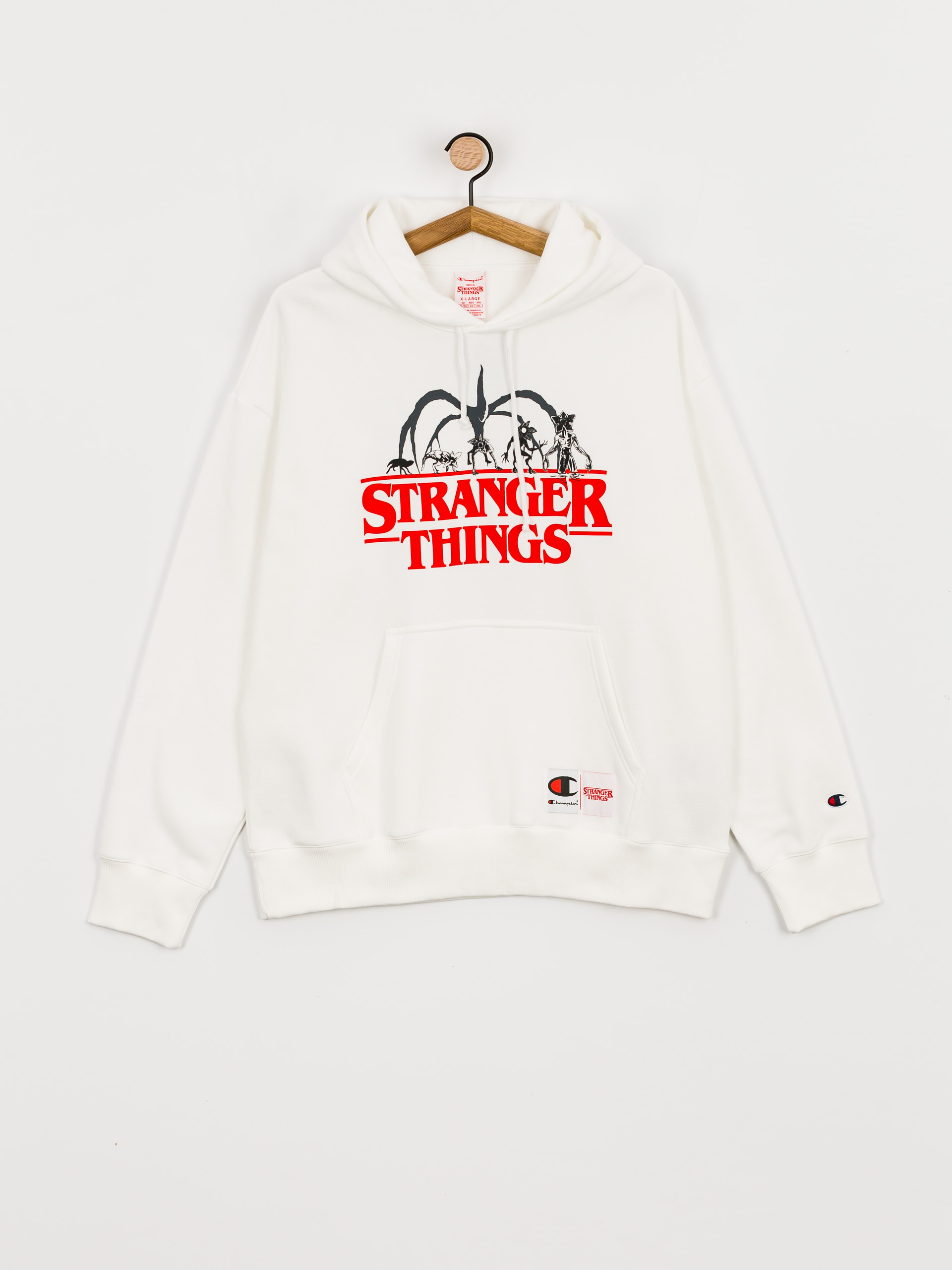 Champion X Stranger Things Hooded Sweatshirt 217780 HD Hoodie (wht)
