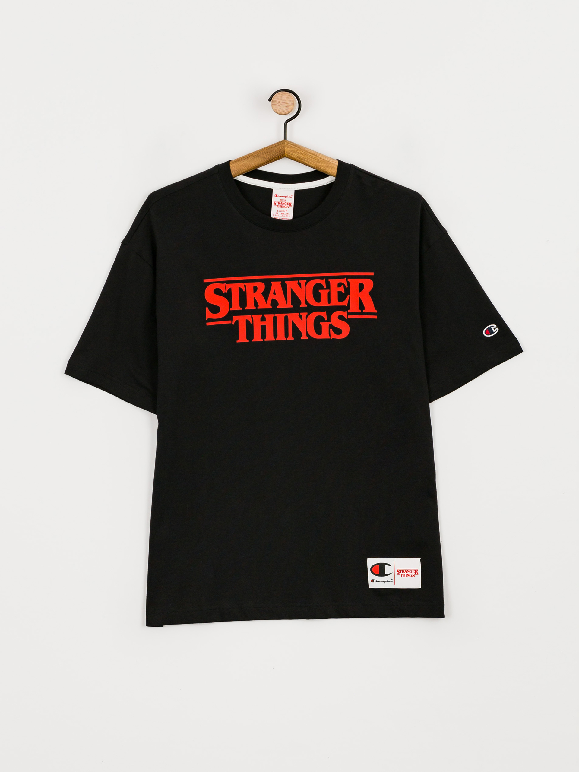 Champion X Stranger Things Crewneck T-Shirt 217791 T-shirt (nbk)