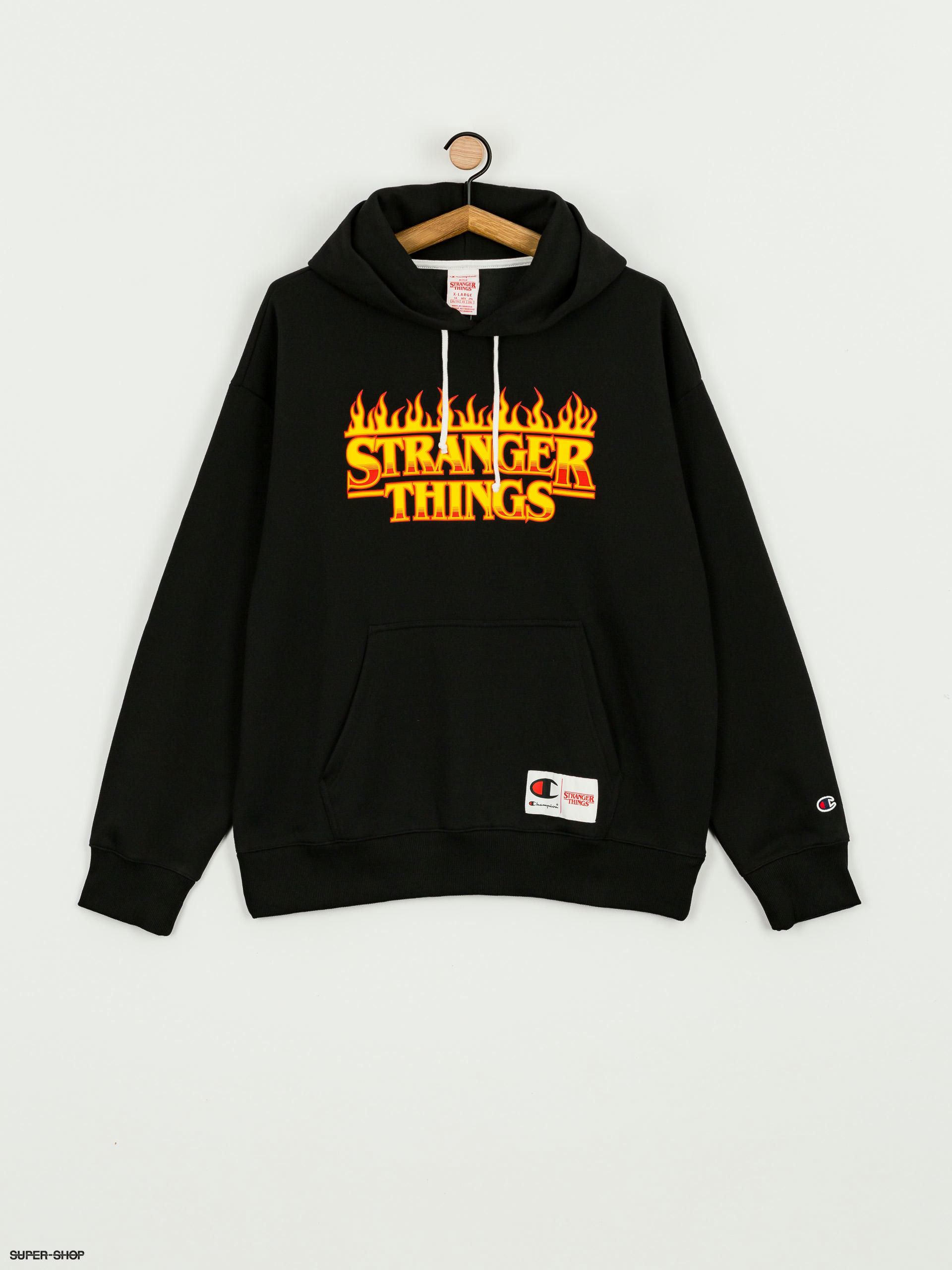 Champion X Stranger Things Hooded Sweatshirt 217780 HD Hoodie (nbk)