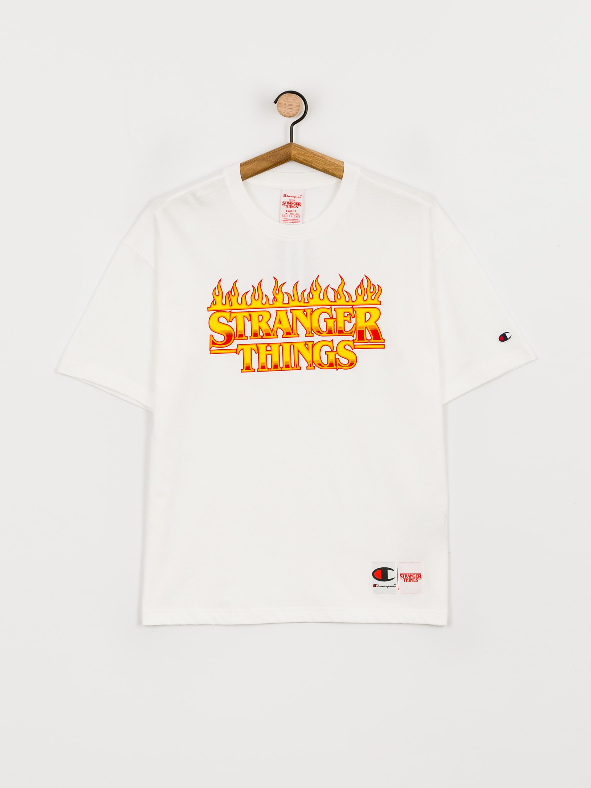 Champion X Stranger Things Crewneck T-Shirt 217791 T-shirt (wht)