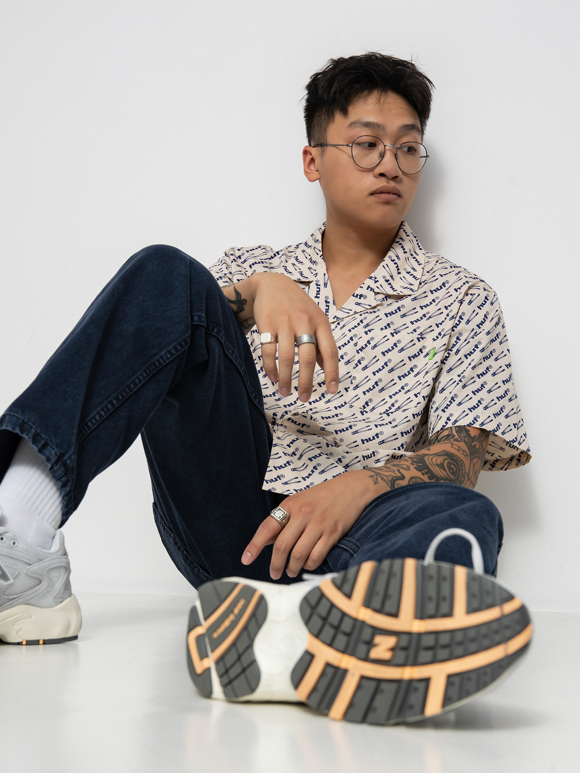 HUF Breaker Shirt (natural)