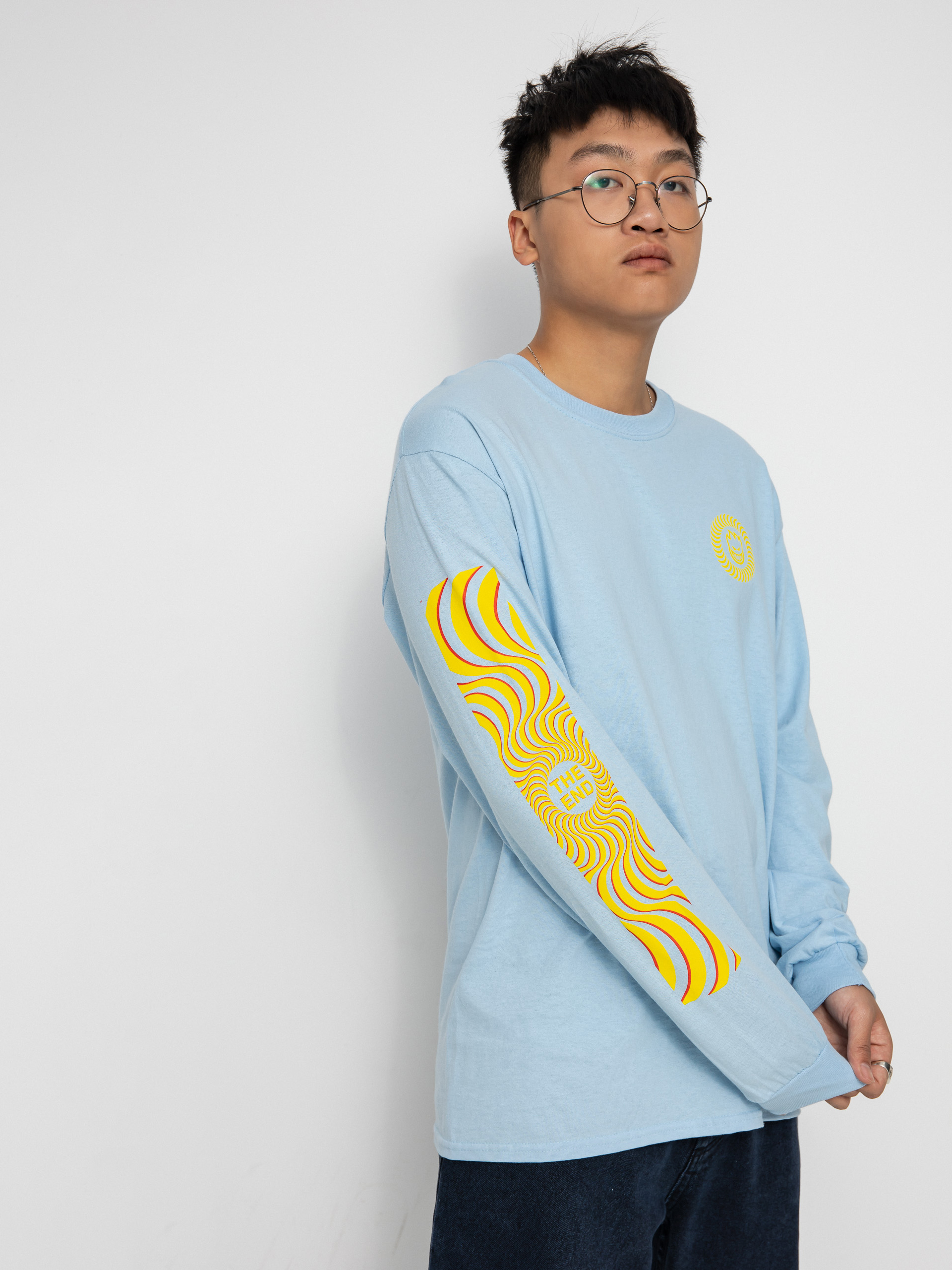 Spitfire Clsc Swrl Ovrly Longsleeve (slv/blue)